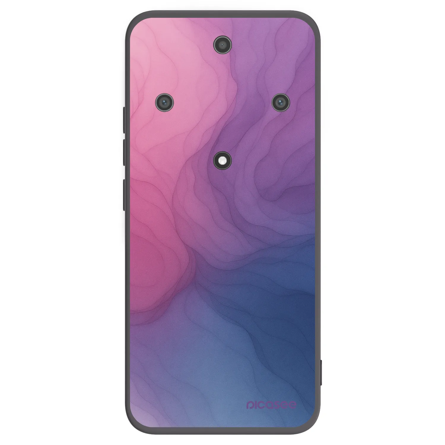 Picasee Μαύρη θήκη σιλικόνης για Honor Magic5 Lite 5G - Silk