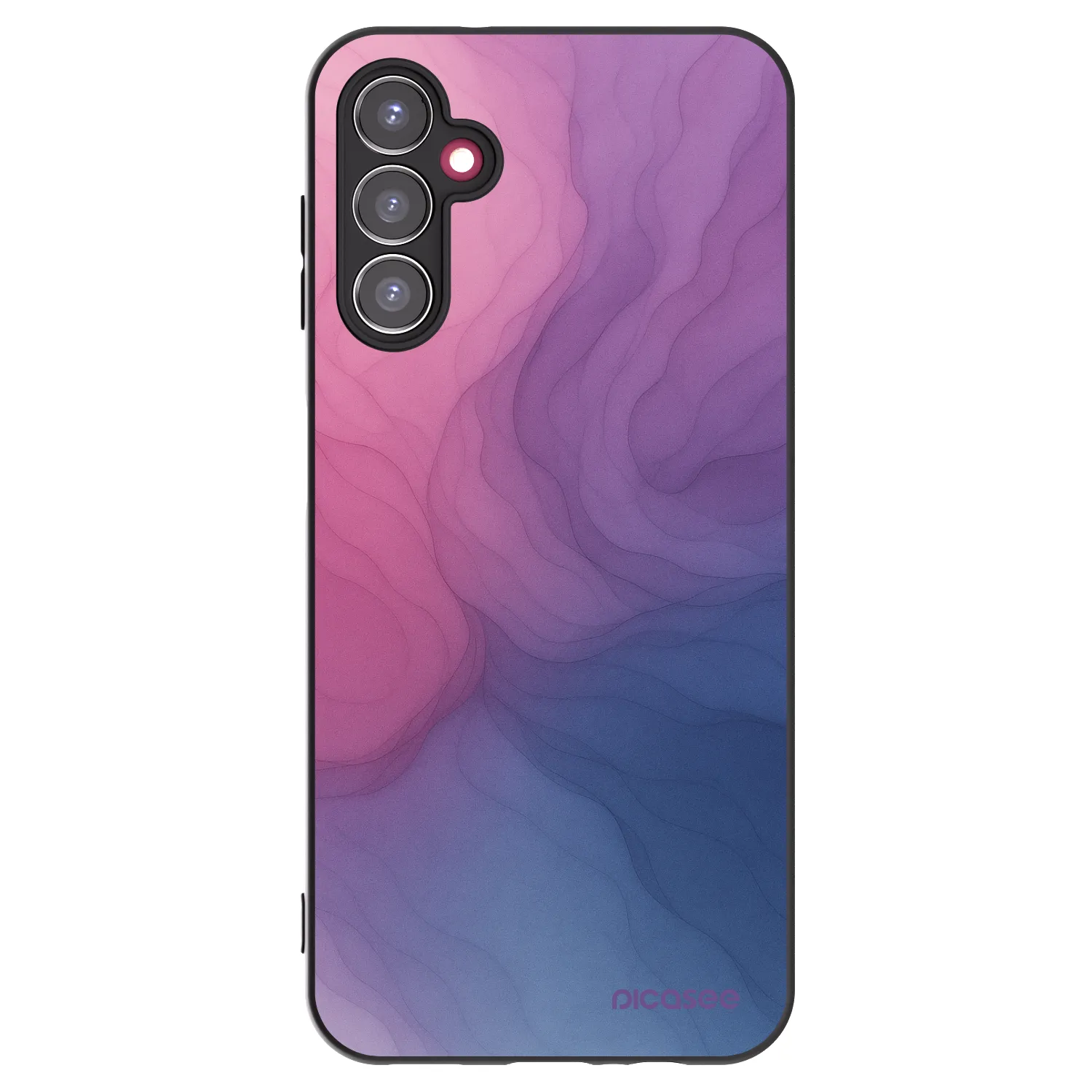 Picasee Μαύρη θήκη σιλικόνης για Samsung Galaxy A14 4G A145R - Silk