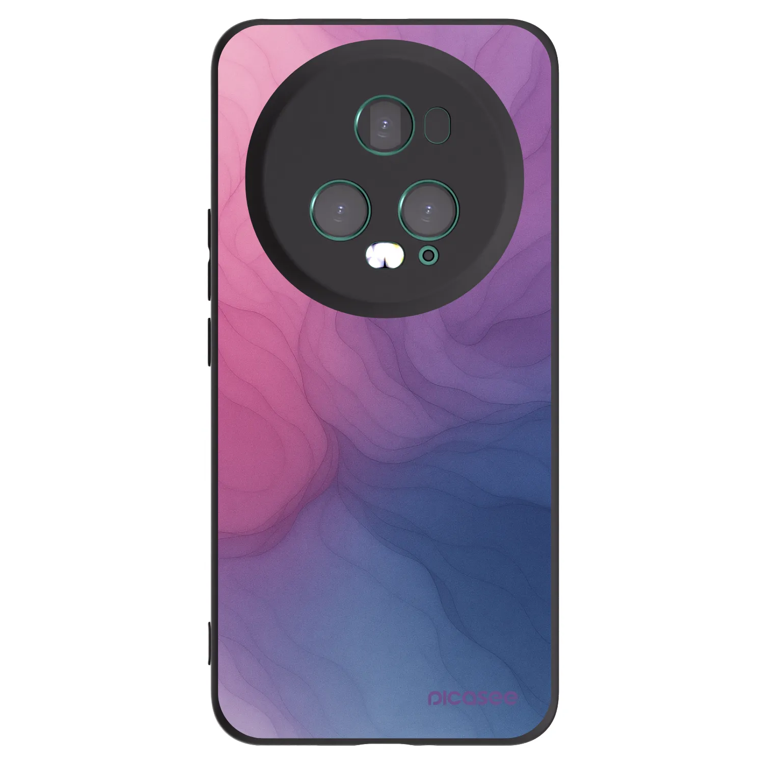 Picasee Μαύρη θήκη σιλικόνης για Honor Magic5 Pro - Silk