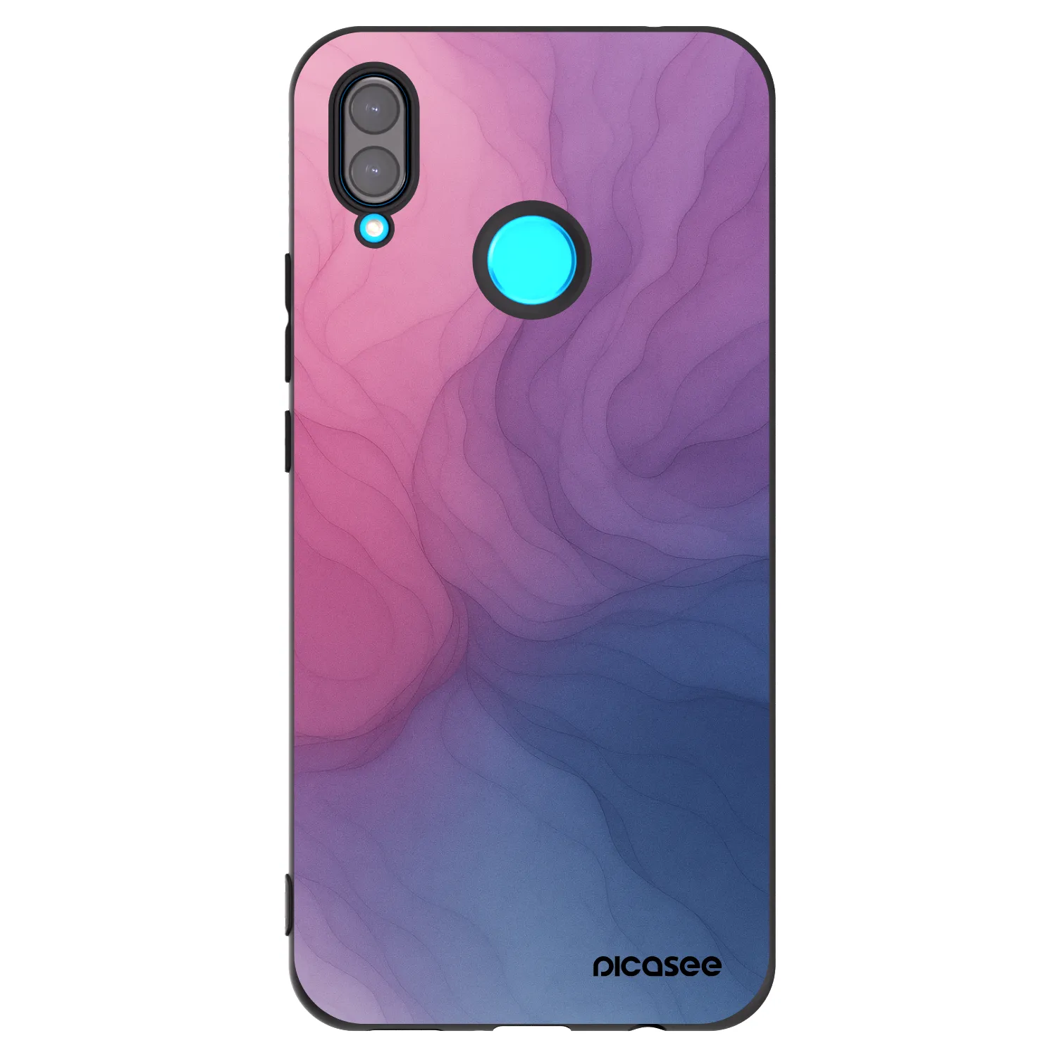 Picasee Μαύρη θήκη σιλικόνης για Huawei Nova 3 - Silk