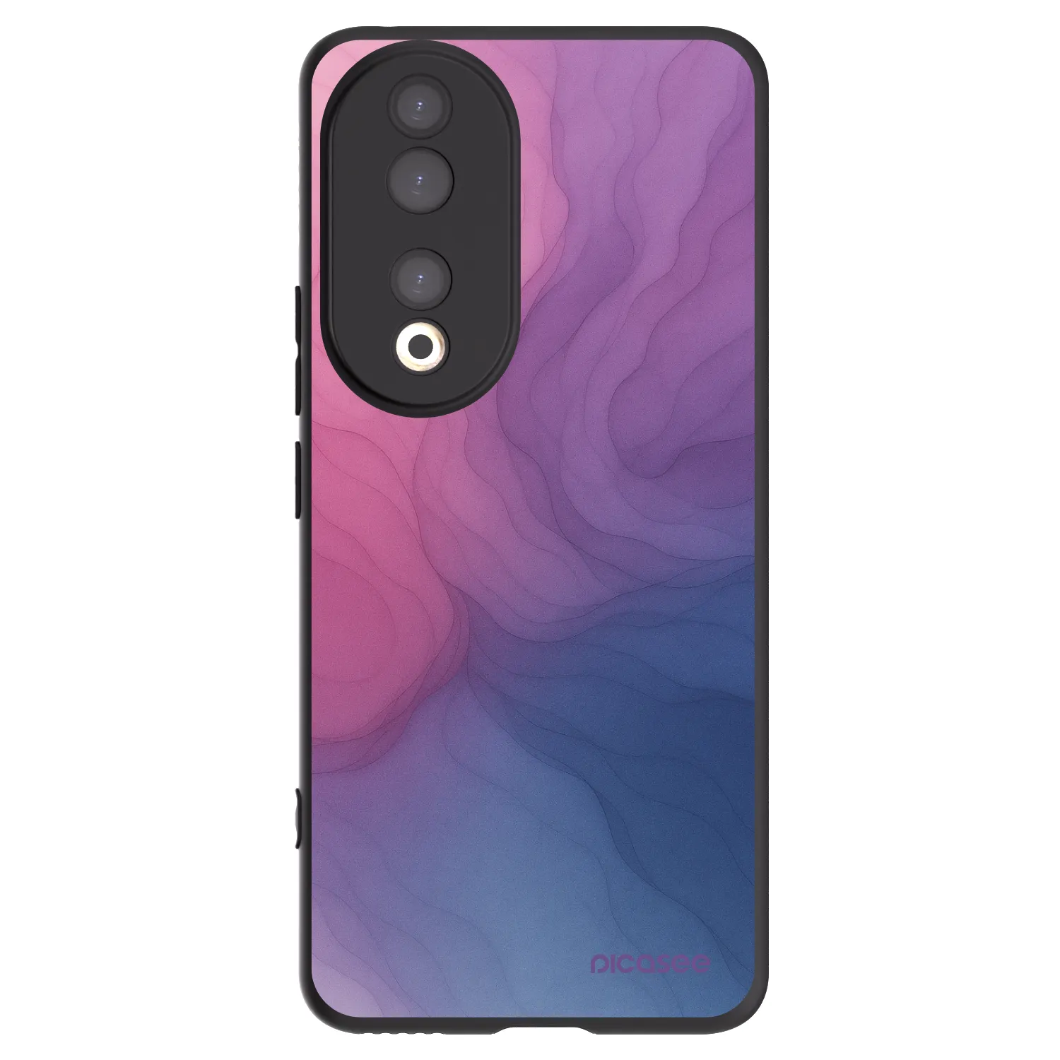 Picasee Μαύρη θήκη σιλικόνης για Honor 90 5G - Silk