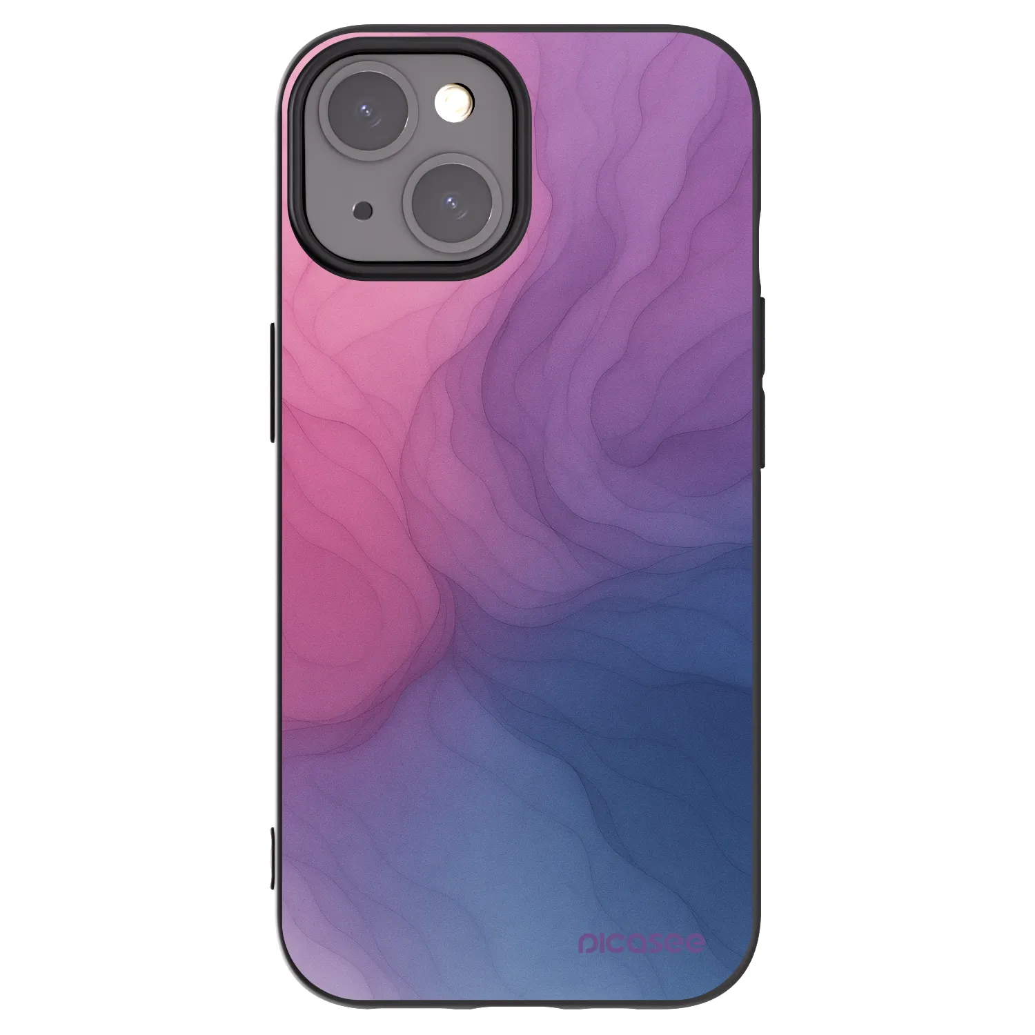 Picasee Μαύρη θήκη σιλικόνης για Apple iPhone 15 - Silk