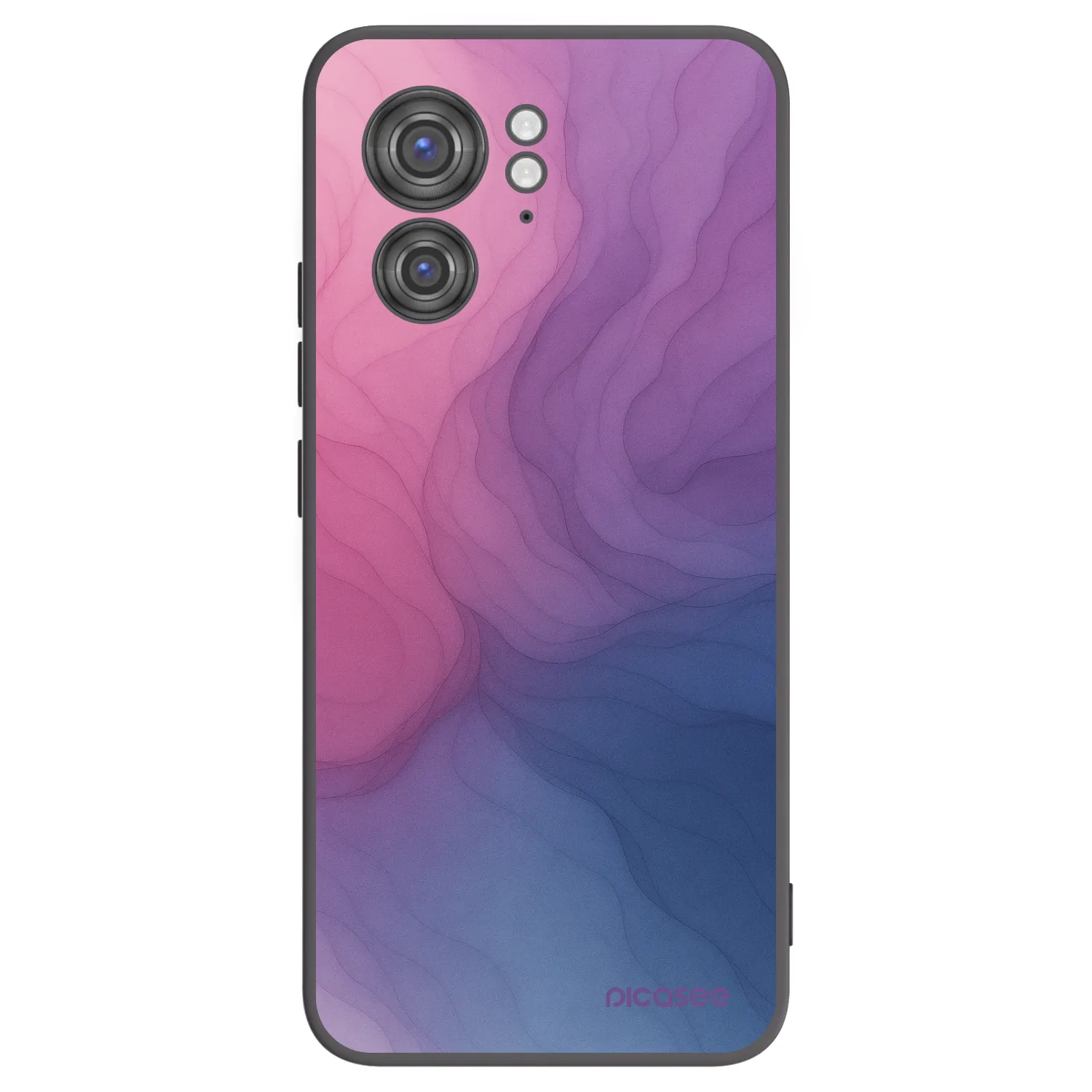 Picasee Μαύρη θήκη σιλικόνης για Motorola Edge 40 - Silk