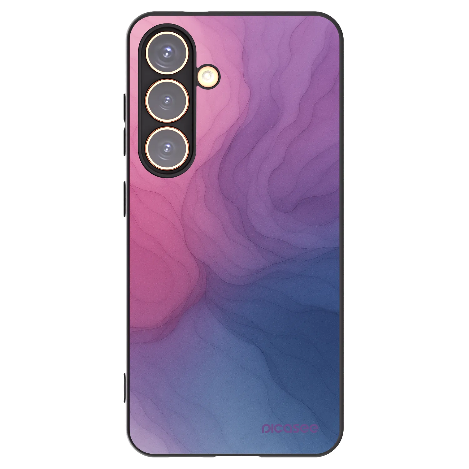 Picasee Μαύρη θήκη σιλικόνης για Samsung Galaxy S24 S921B 5G - Silk