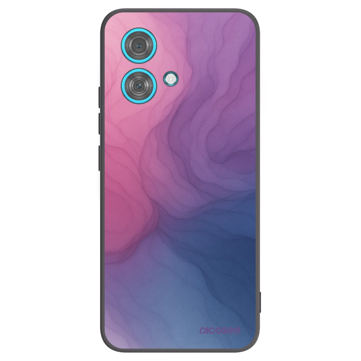 Picasee Μαύρη θήκη σιλικόνης για Motorola Edge 40 Neo - Silk