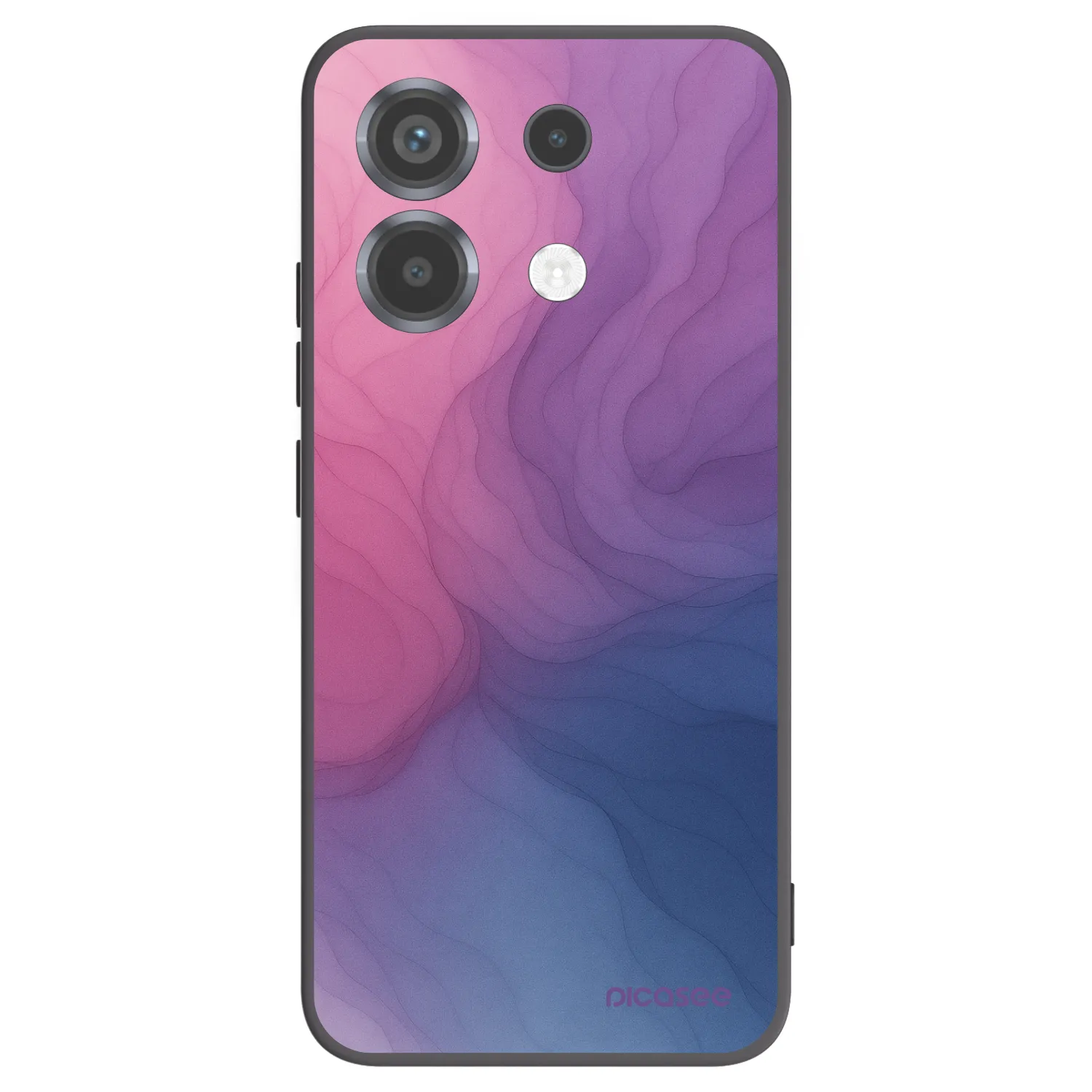 Picasee Μαύρη θήκη σιλικόνης για Xiaomi Poco X6 - Silk