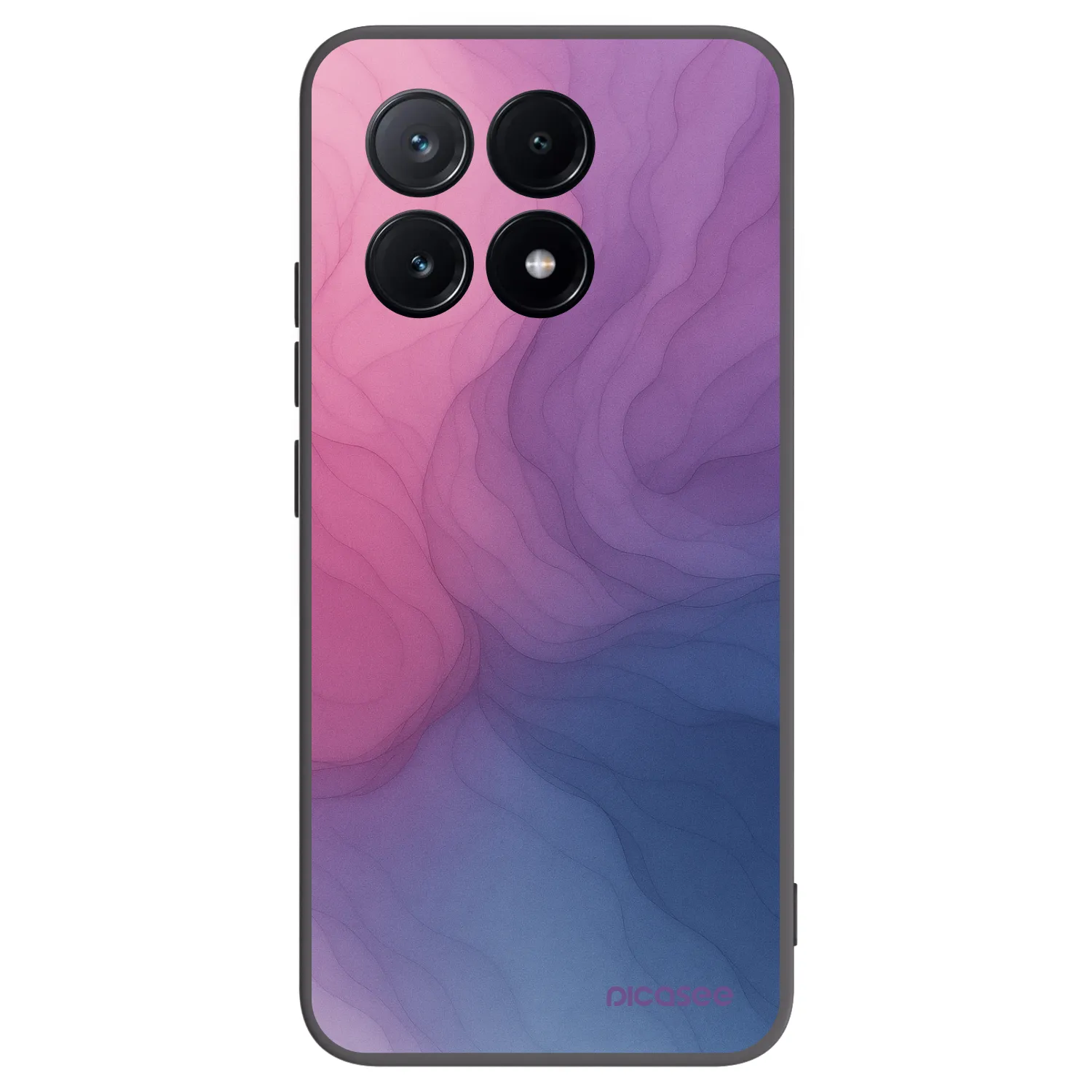 Picasee Μαύρη θήκη σιλικόνης για Xiaomi Poco X6 Pro - Silk
