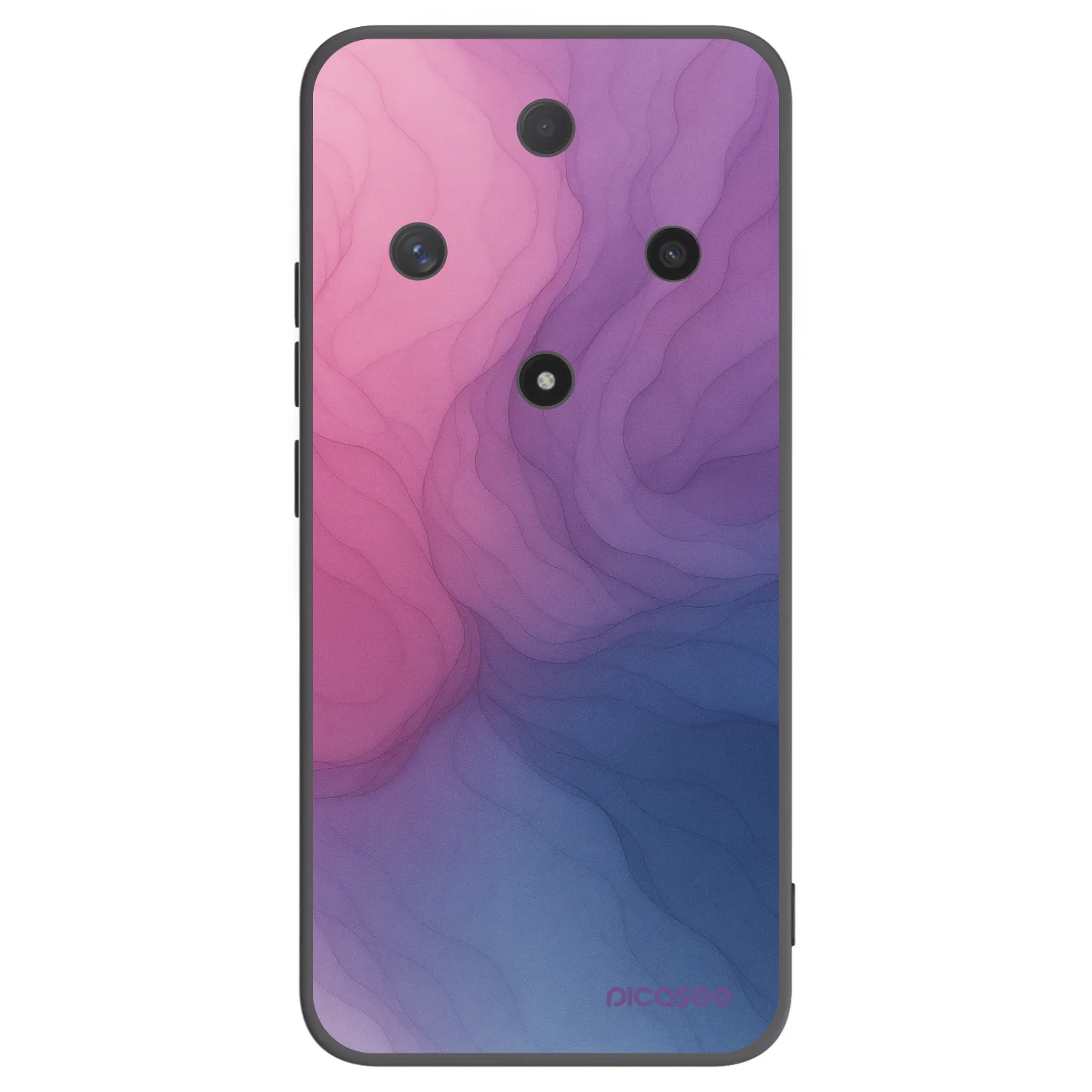 Picasee Μαύρη θήκη σιλικόνης για Honor Magic6 Lite 5G - Silk
