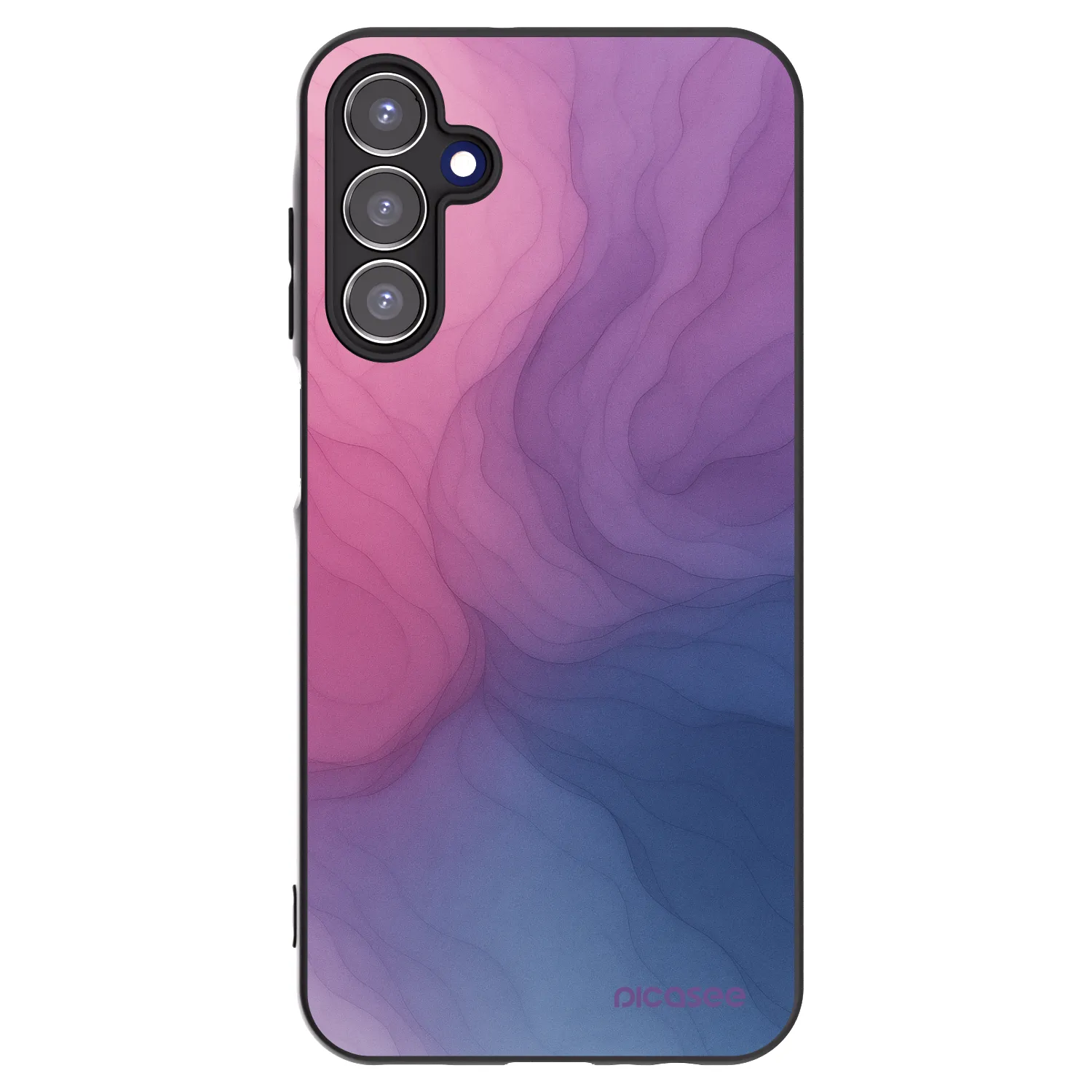 Picasee Μαύρη θήκη σιλικόνης για Samsung Galaxy A15 A156B 5G - Silk