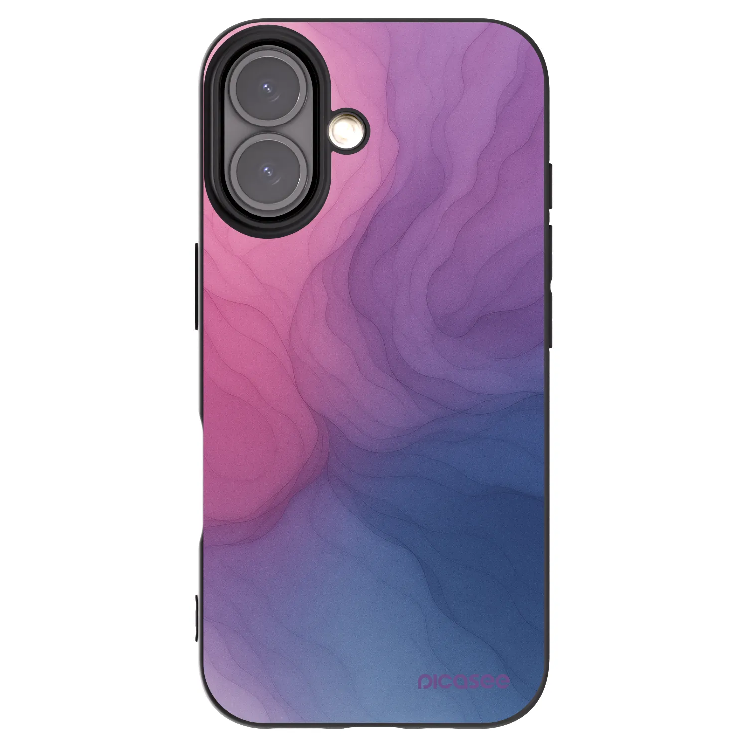 Picasee Μαύρη θήκη σιλικόνης για Apple iPhone 16 - Silk