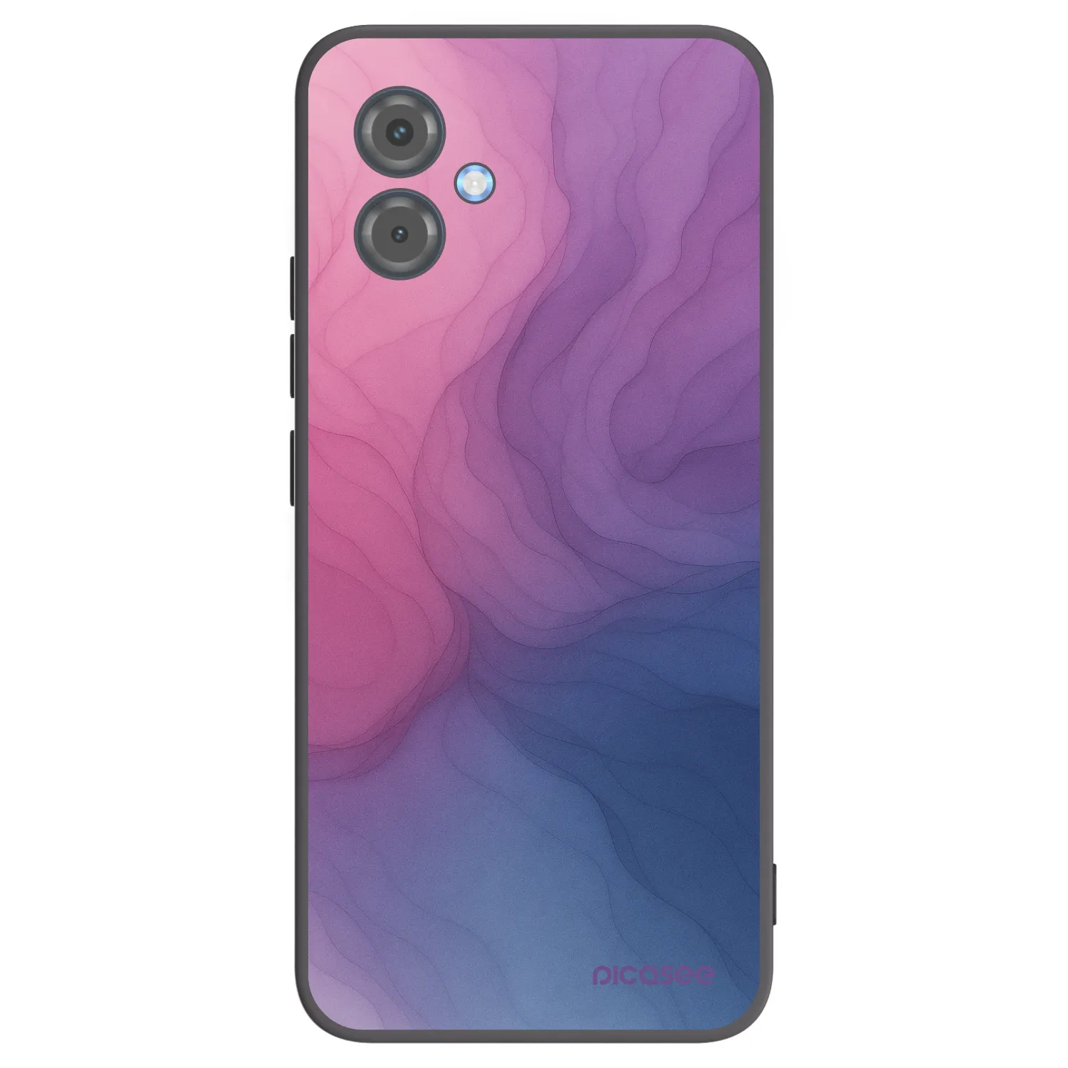 Picasee Μαύρη θήκη σιλικόνης για Motorola Moto G14 - Silk