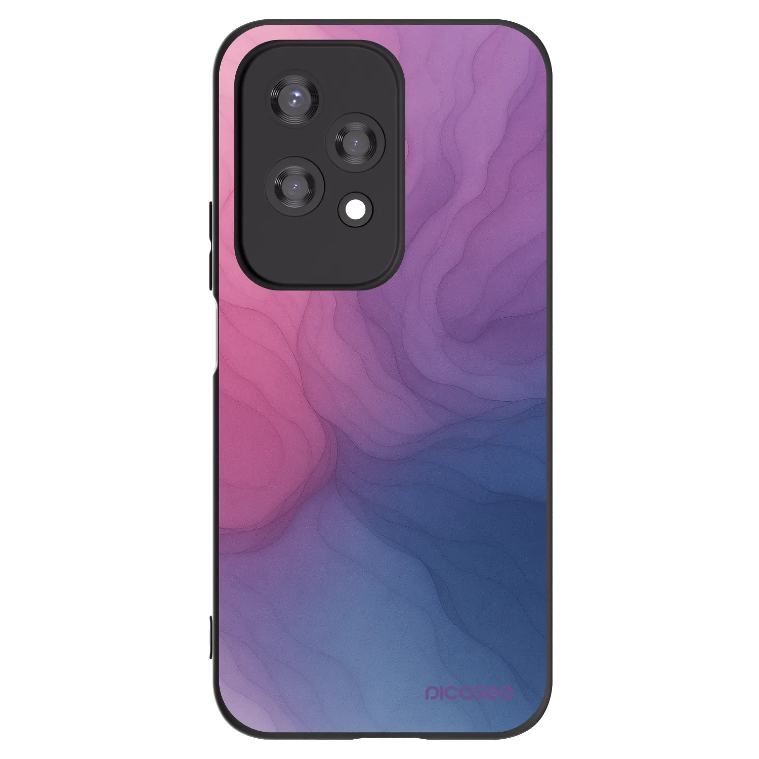 Picasee Μαύρη θήκη σιλικόνης για Honor 200 Lite - Silk