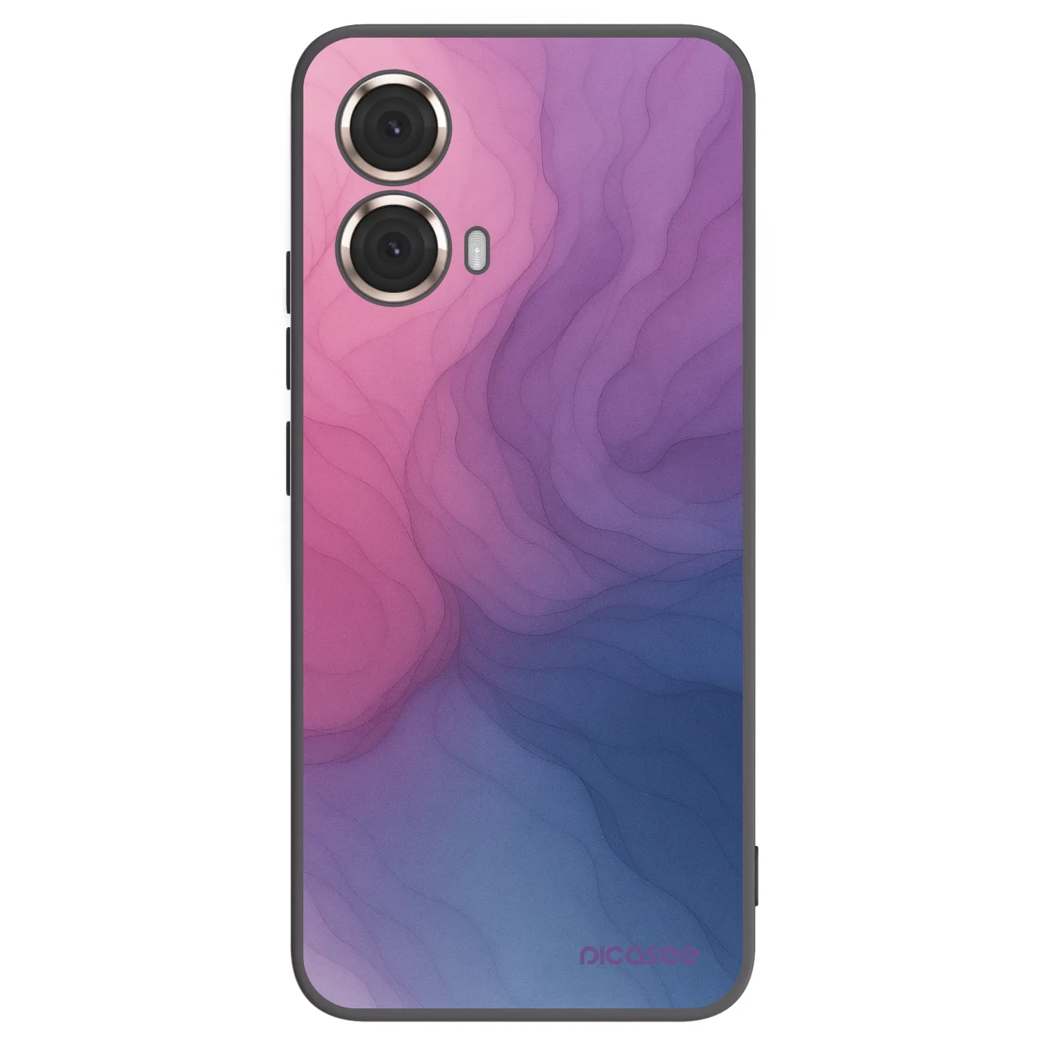Picasee Μαύρη θήκη σιλικόνης για Motorola Moto G85 - Silk