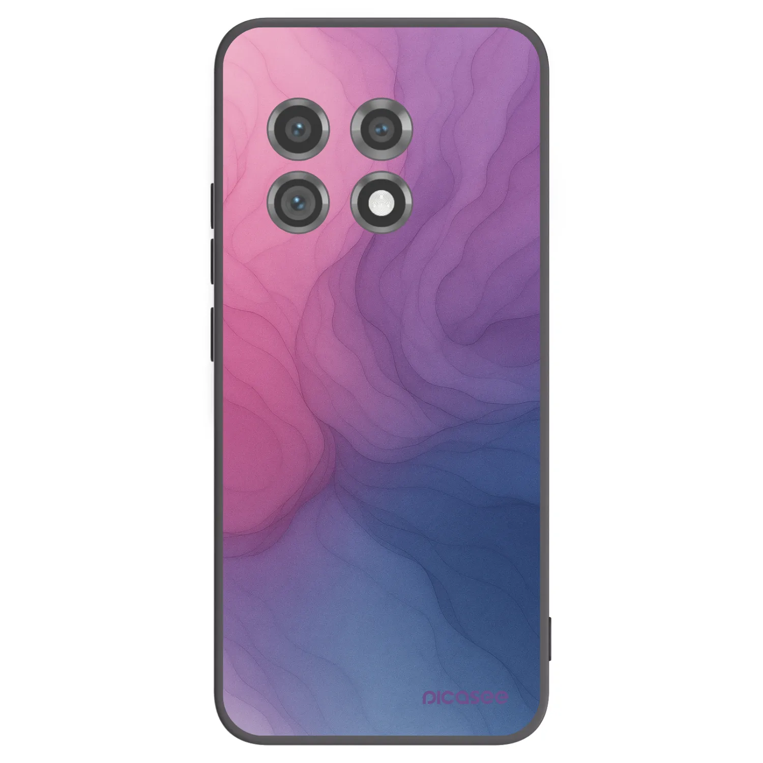 Picasee Μαύρη θήκη σιλικόνης για OnePlus 11 5G - Silk