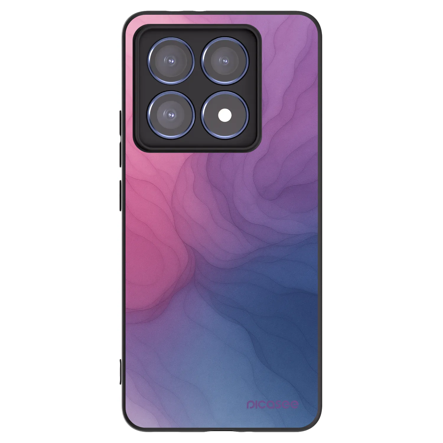 Picasee Μαύρη θήκη σιλικόνης για Xiaomi 14T Pro - Silk