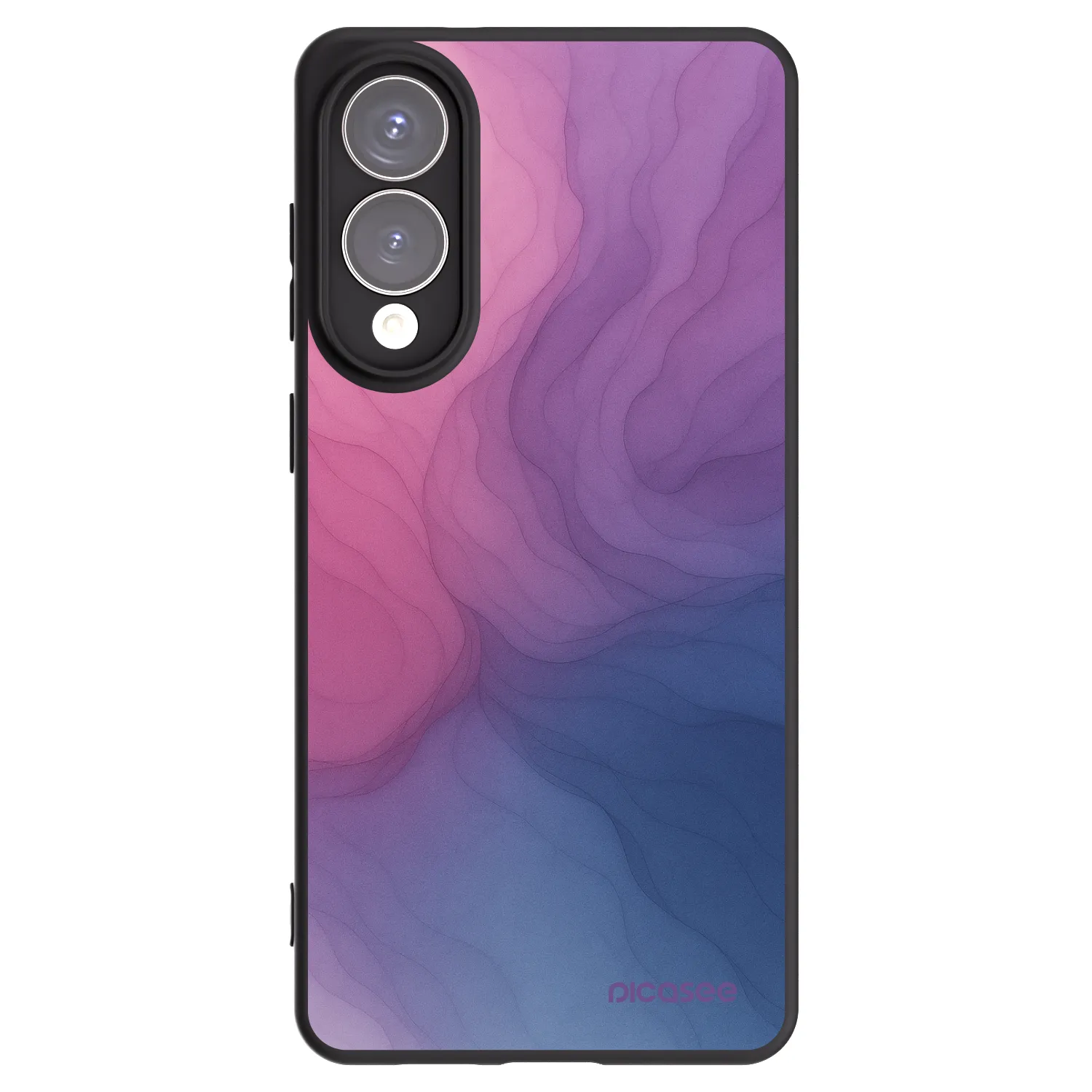 Picasee Μαύρη θήκη σιλικόνης για Samsung Galaxy S25 Edge 5G - Silk