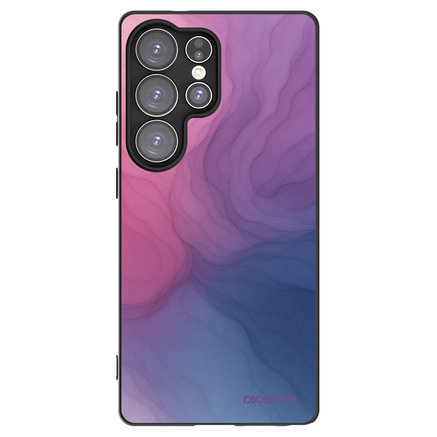 Picasee Μαύρη θήκη σιλικόνης για Samsung Galaxy S25 Ultra 5G - Silk