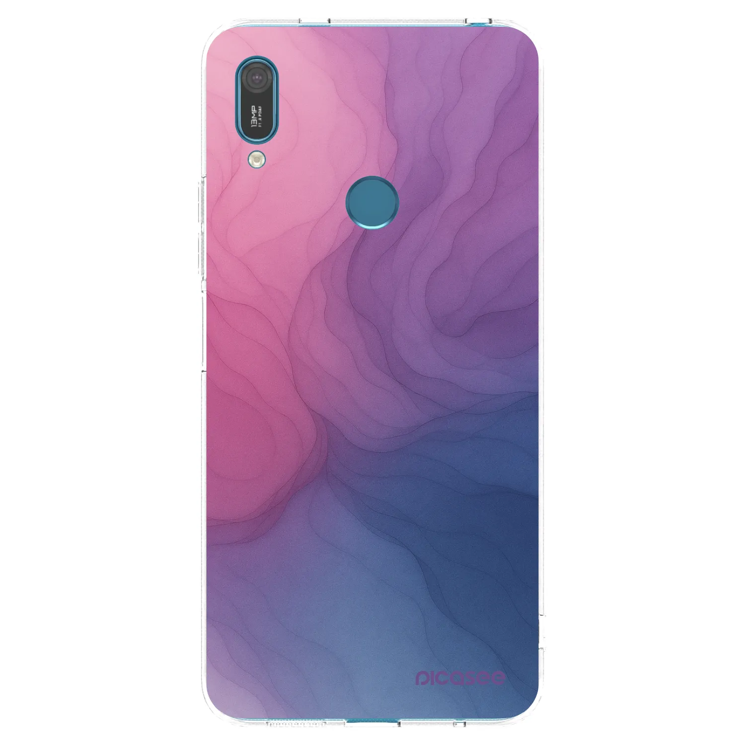 Picasee διαφανής θήκη σιλικόνης Huawei Y7 2019 - Silk