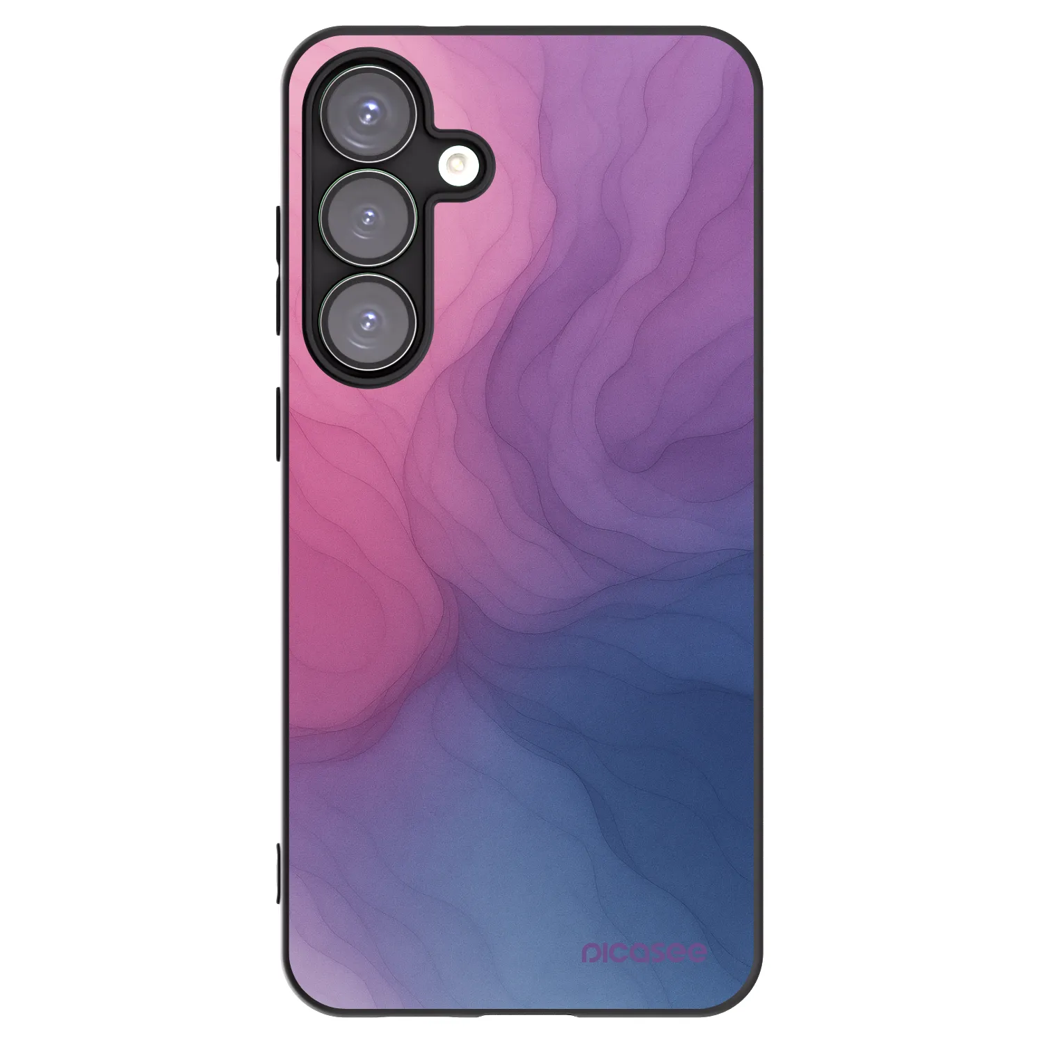 Picasee Μαύρη θήκη σιλικόνης για Samsung Galaxy S25+ 5G - Silk