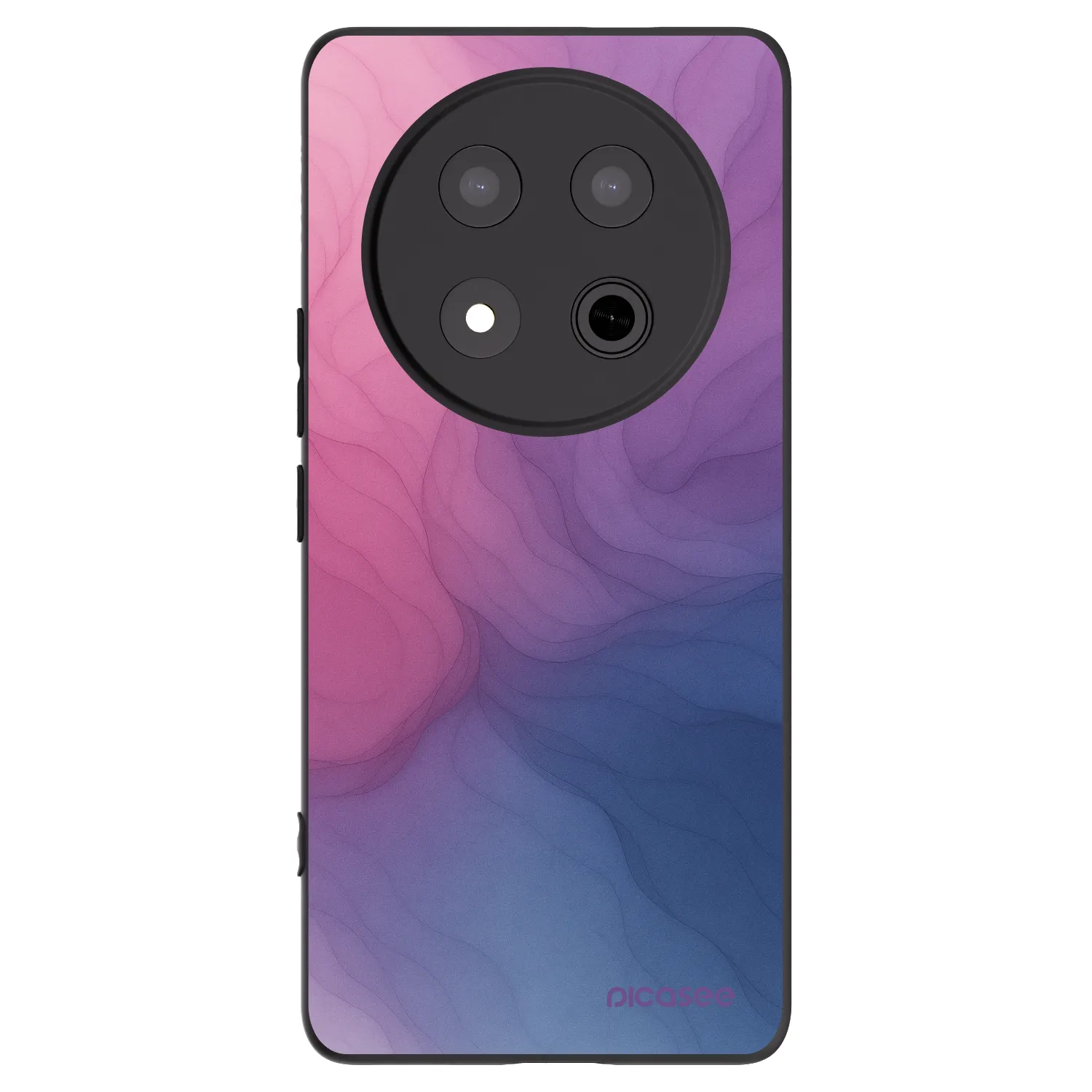 Picasee Μαύρη θήκη σιλικόνης για Honor Magic7 Lite 5G - Silk