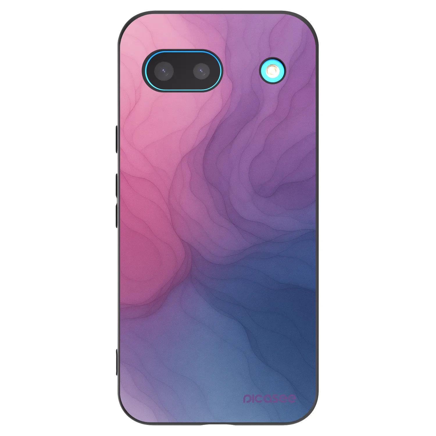 Picasee Μαύρη θήκη σιλικόνης για Google Pixel 8a - Silk