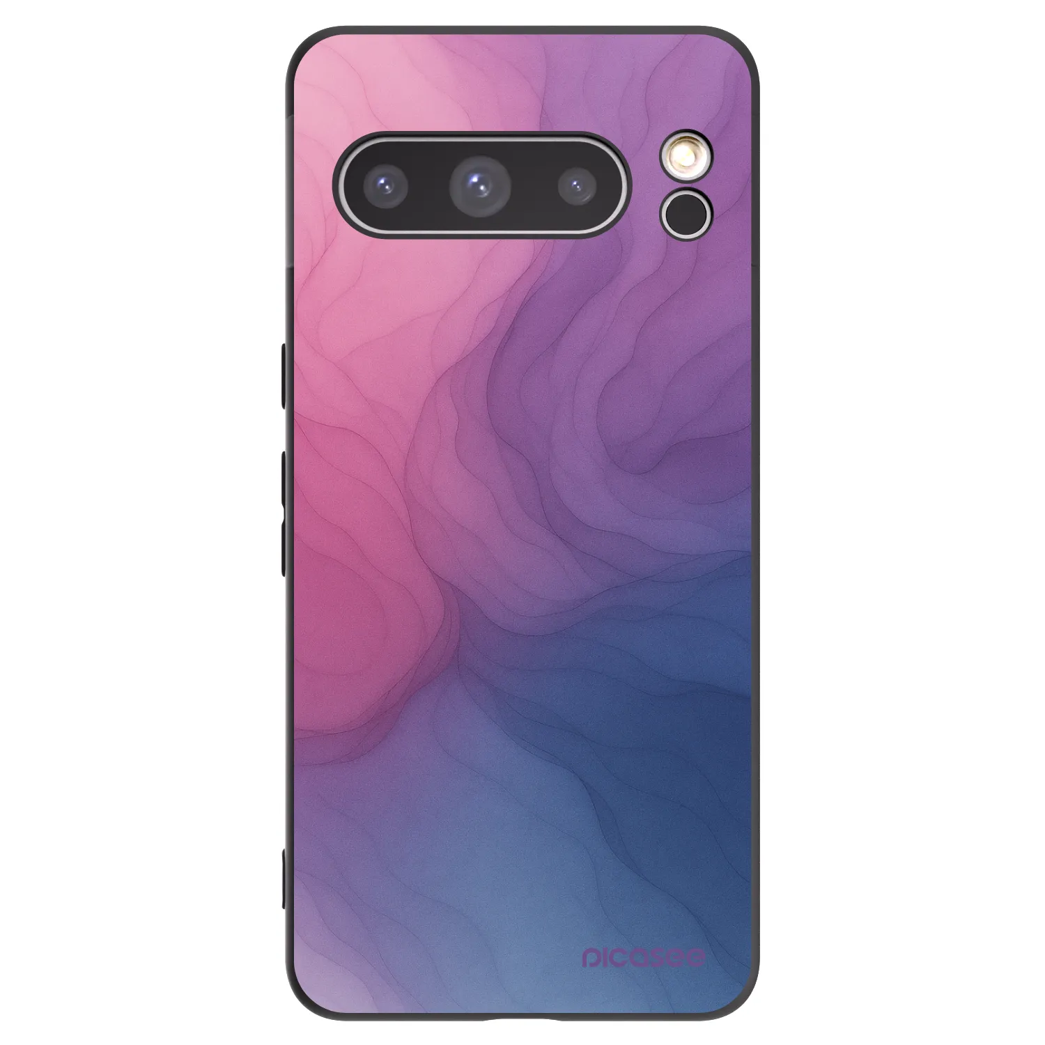 Picasee Μαύρη θήκη σιλικόνης για Google Pixel 8 Pro - Silk
