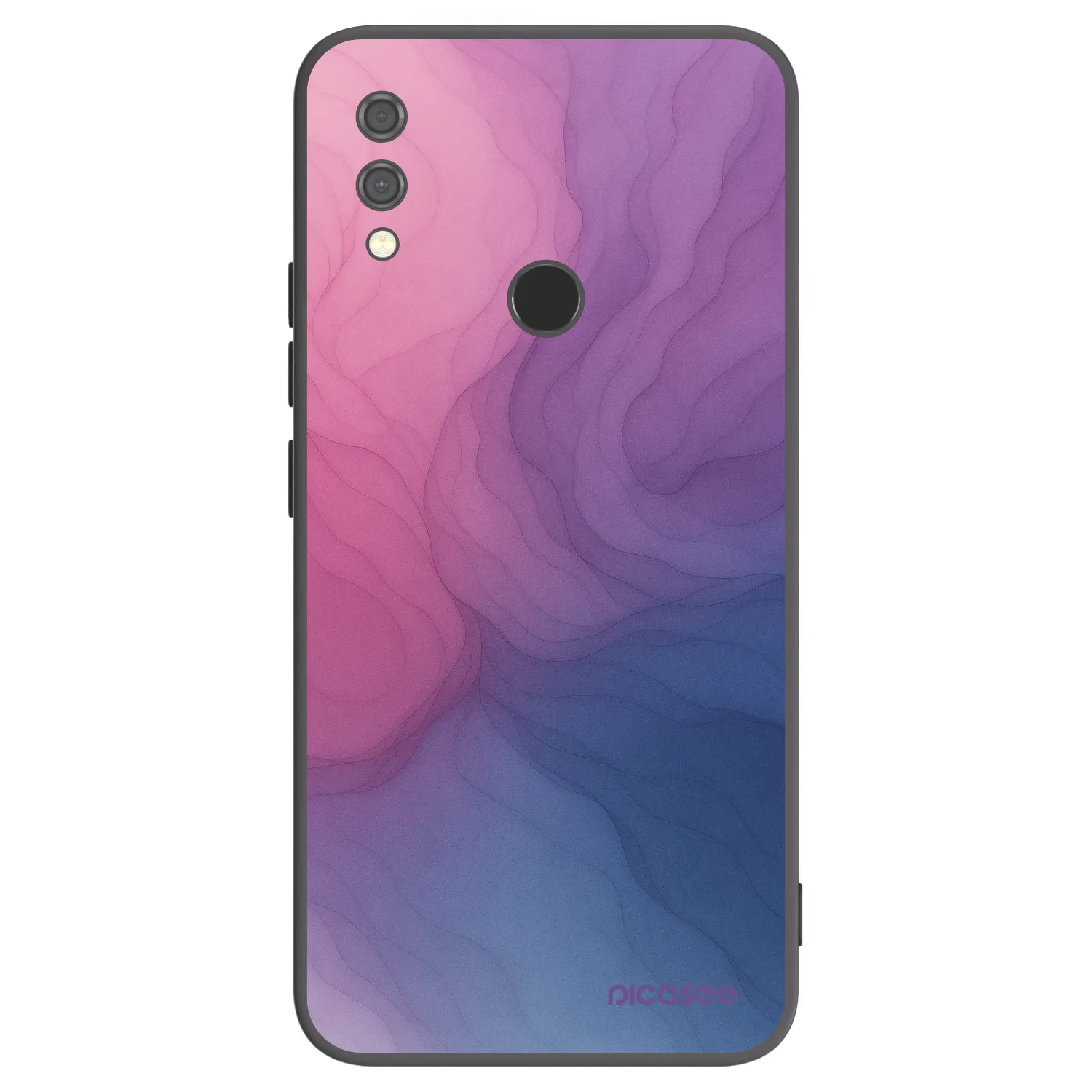 Picasee Μαύρη θήκη σιλικόνης για Xiaomi Redmi Note 7 - Silk