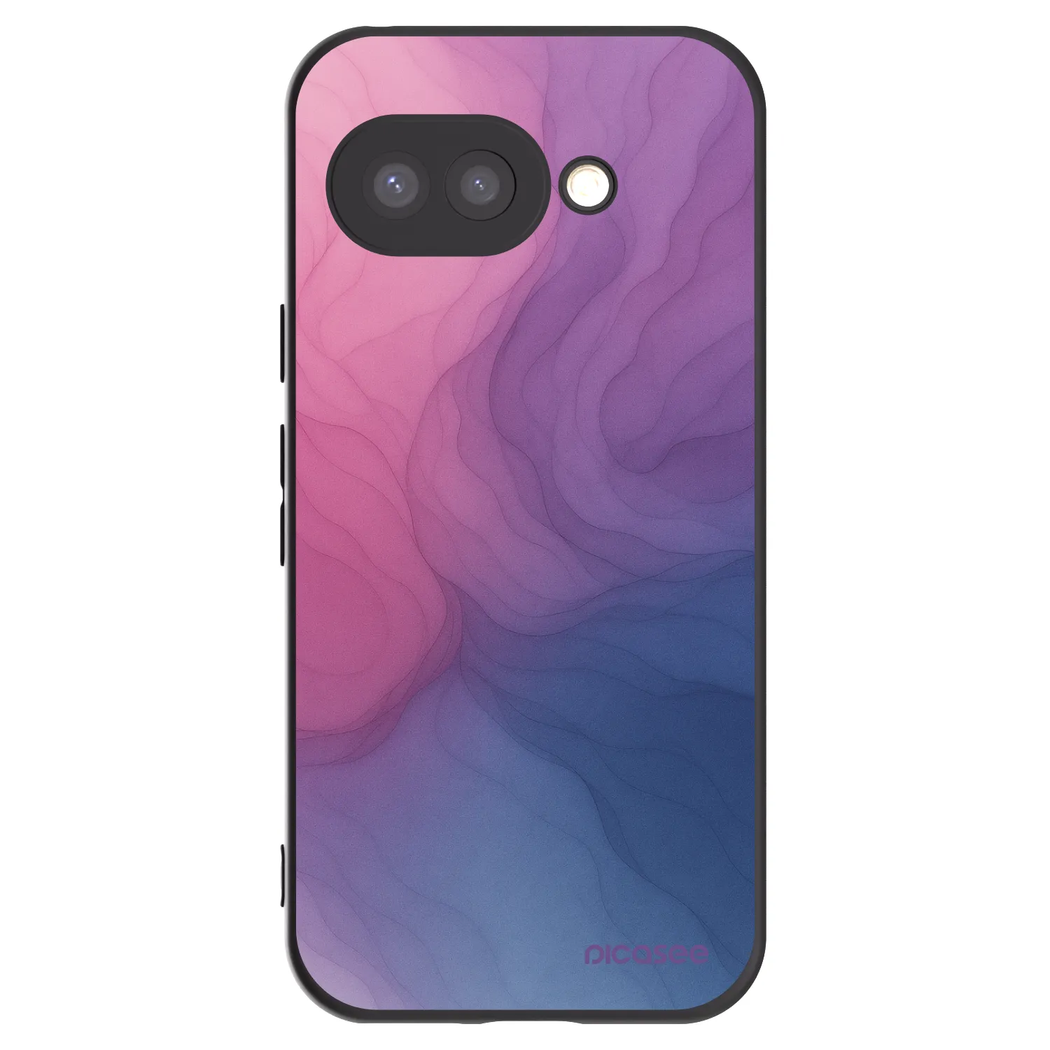 Picasee Μαύρη θήκη σιλικόνης για Google Pixel 9a - Silk
