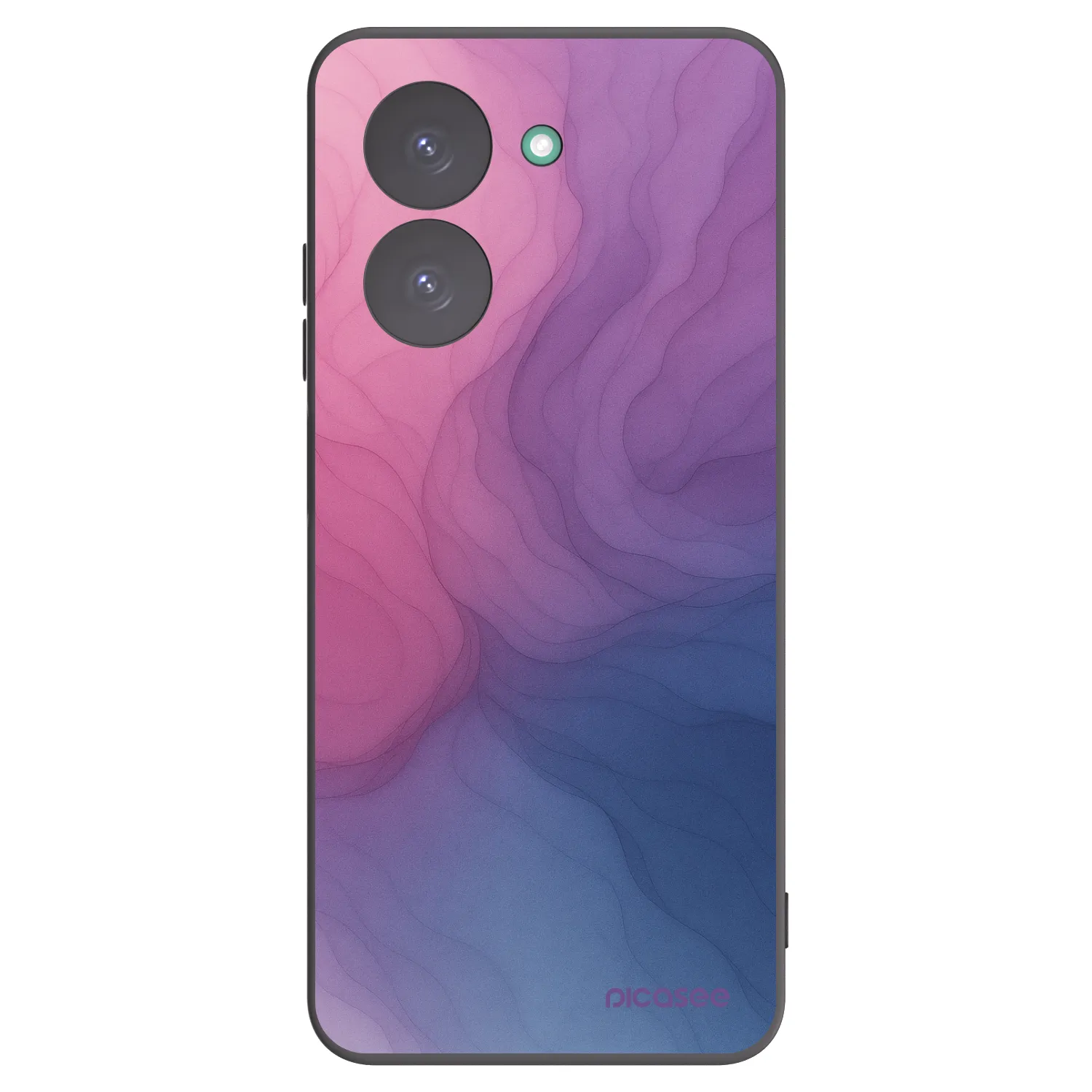 Picasee Μαύρη θήκη σιλικόνης για Xiaomi Redmi A5 - Silk