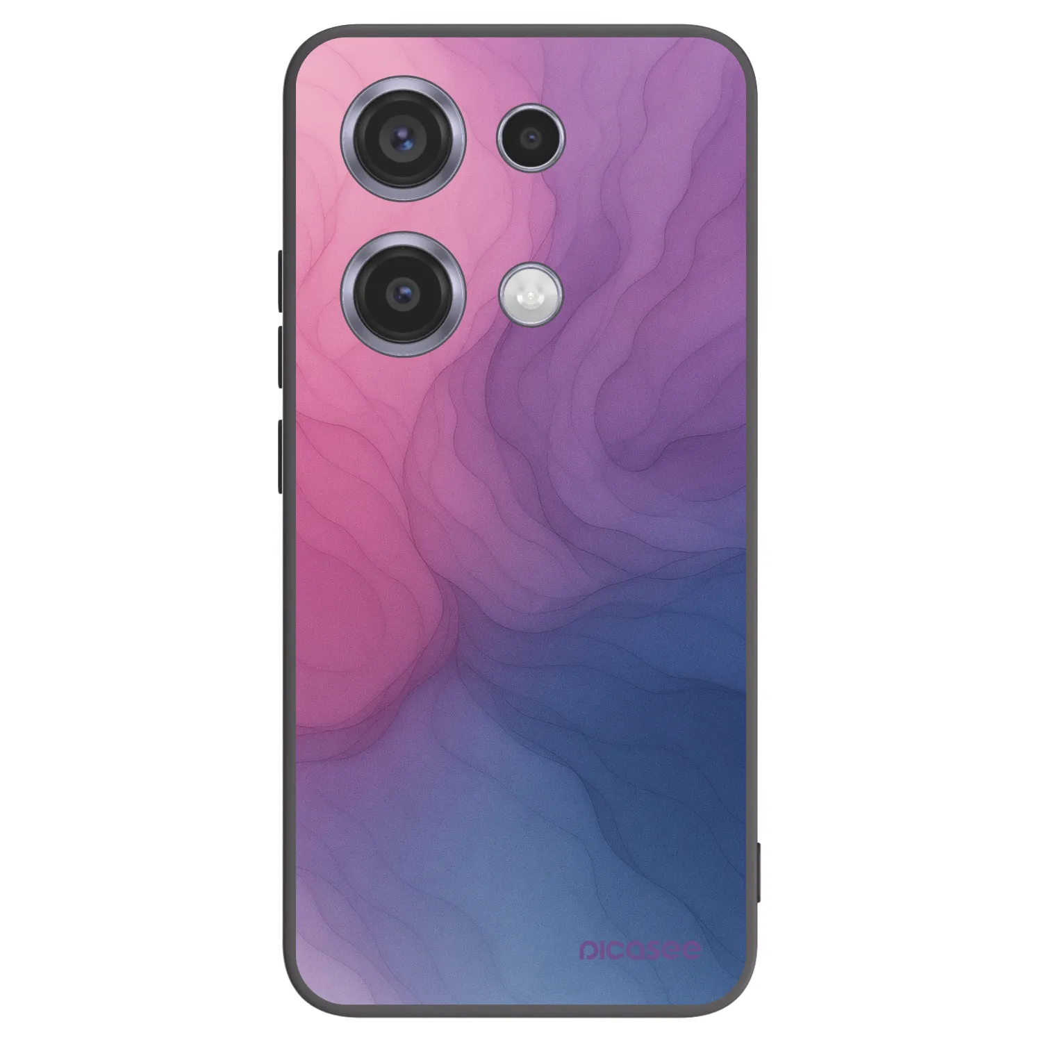Picasee Μαύρη θήκη σιλικόνης για Xiaomi Redmi Note 14S - Silk