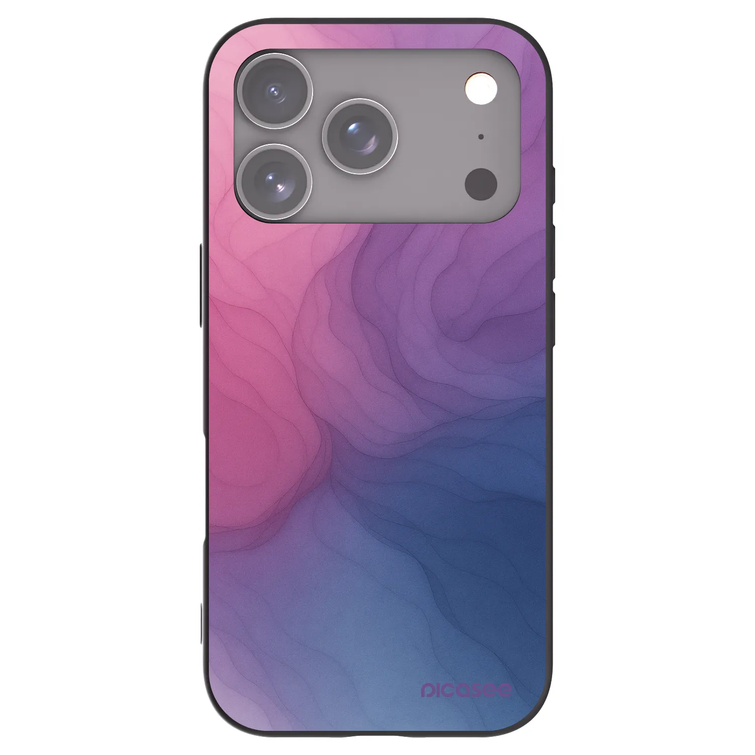 Picasee Μαύρη θήκη σιλικόνης για Apple iPhone 17 Pro - Silk