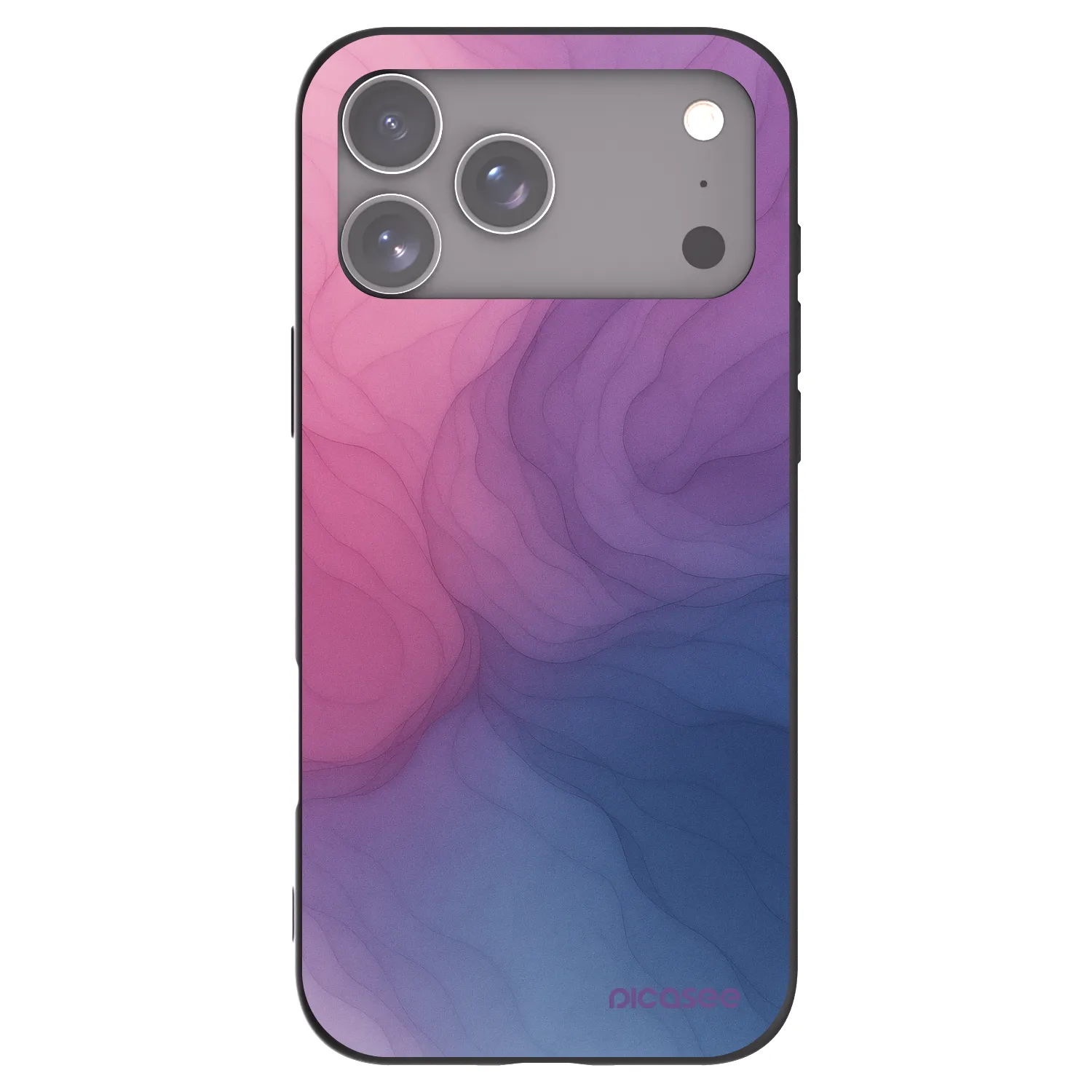 Picasee Μαύρη θήκη σιλικόνης για Apple iPhone 17 Pro Max - Silk