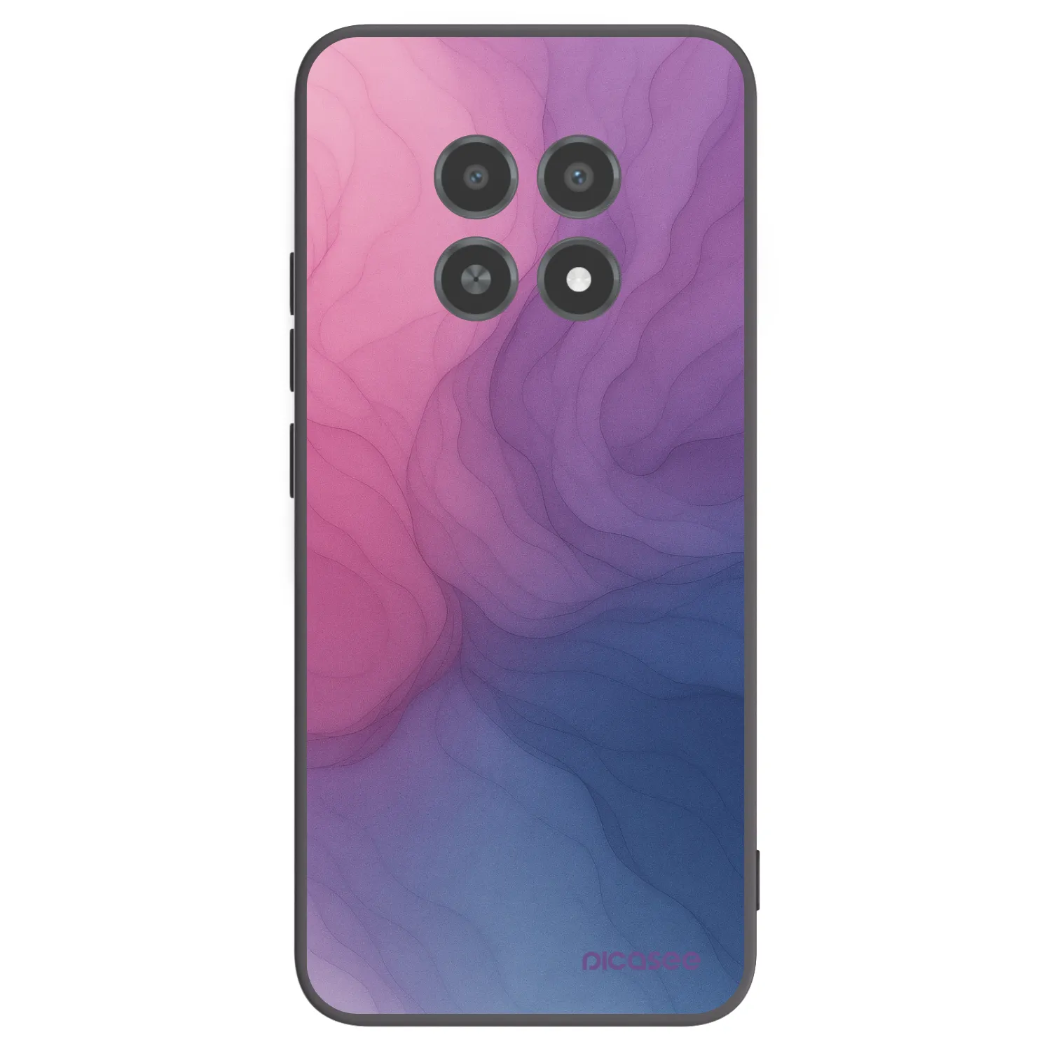 Picasee Μαύρη θήκη σιλικόνης για Realme 12X - Silk