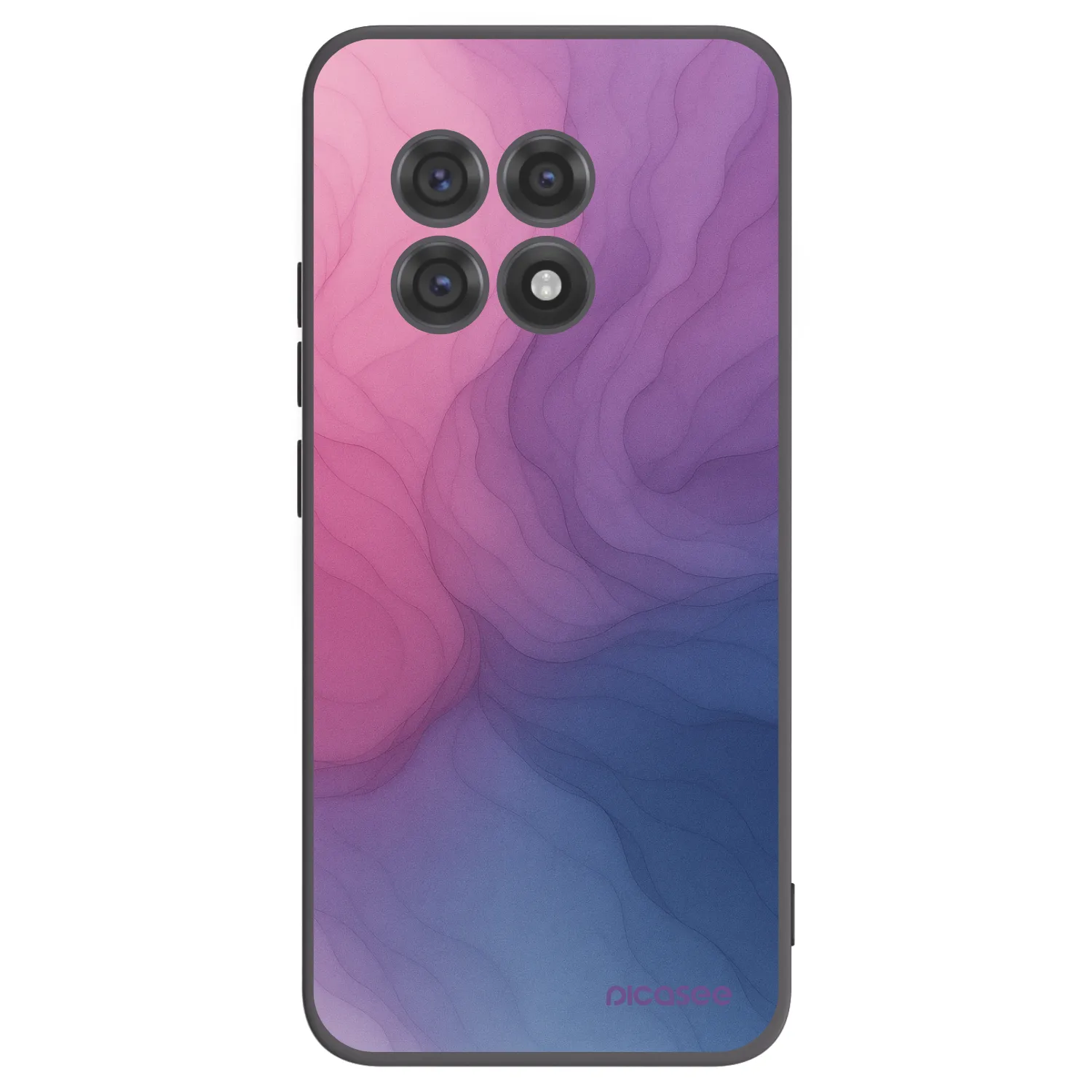 Picasee Μαύρη θήκη σιλικόνης για OnePlus 13R 5G - Silk