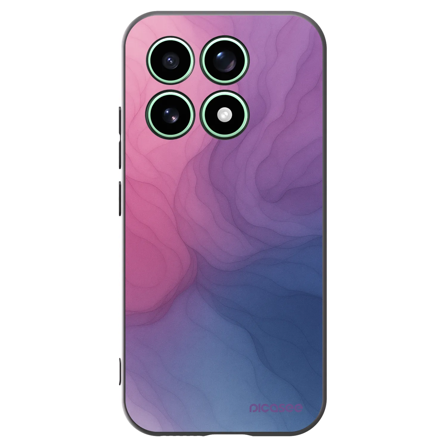 Picasee Μαύρη θήκη σιλικόνης για Xiaomi 17 - Silk