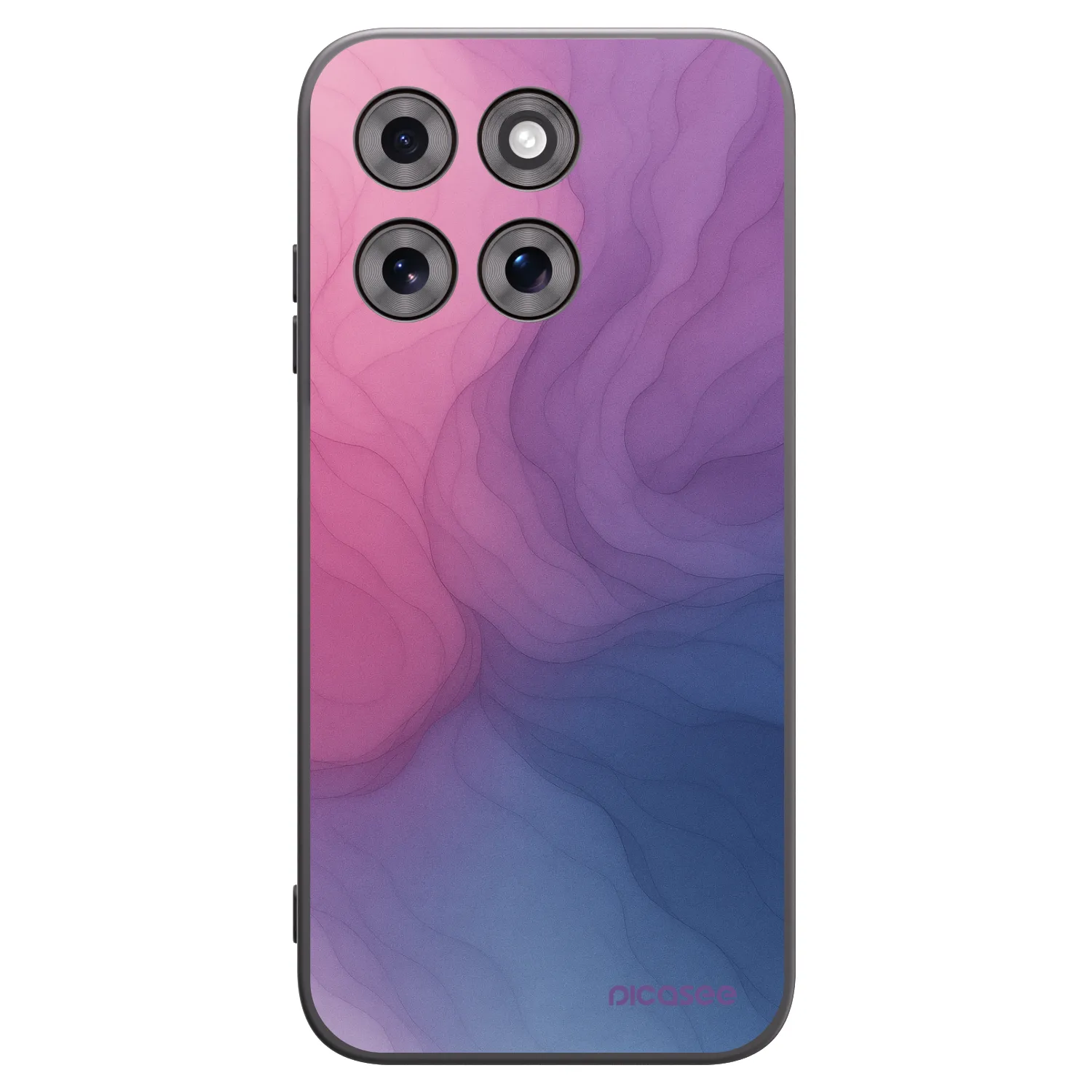 Picasee Μαύρη θήκη σιλικόνης για Motorola Moto G77 - Silk
