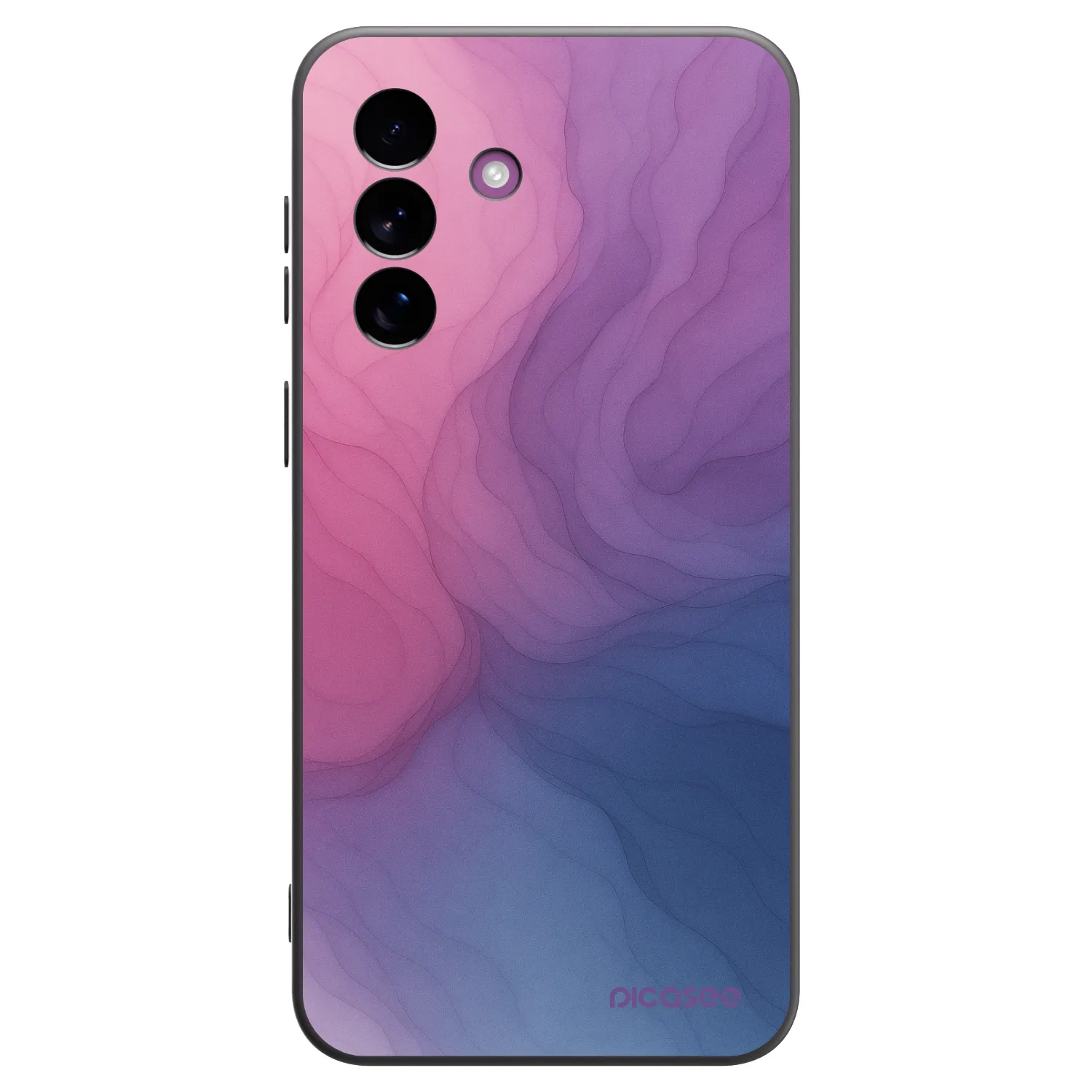 Picasee Μαύρη θήκη σιλικόνης για Samsung Galaxy A37 - Silk