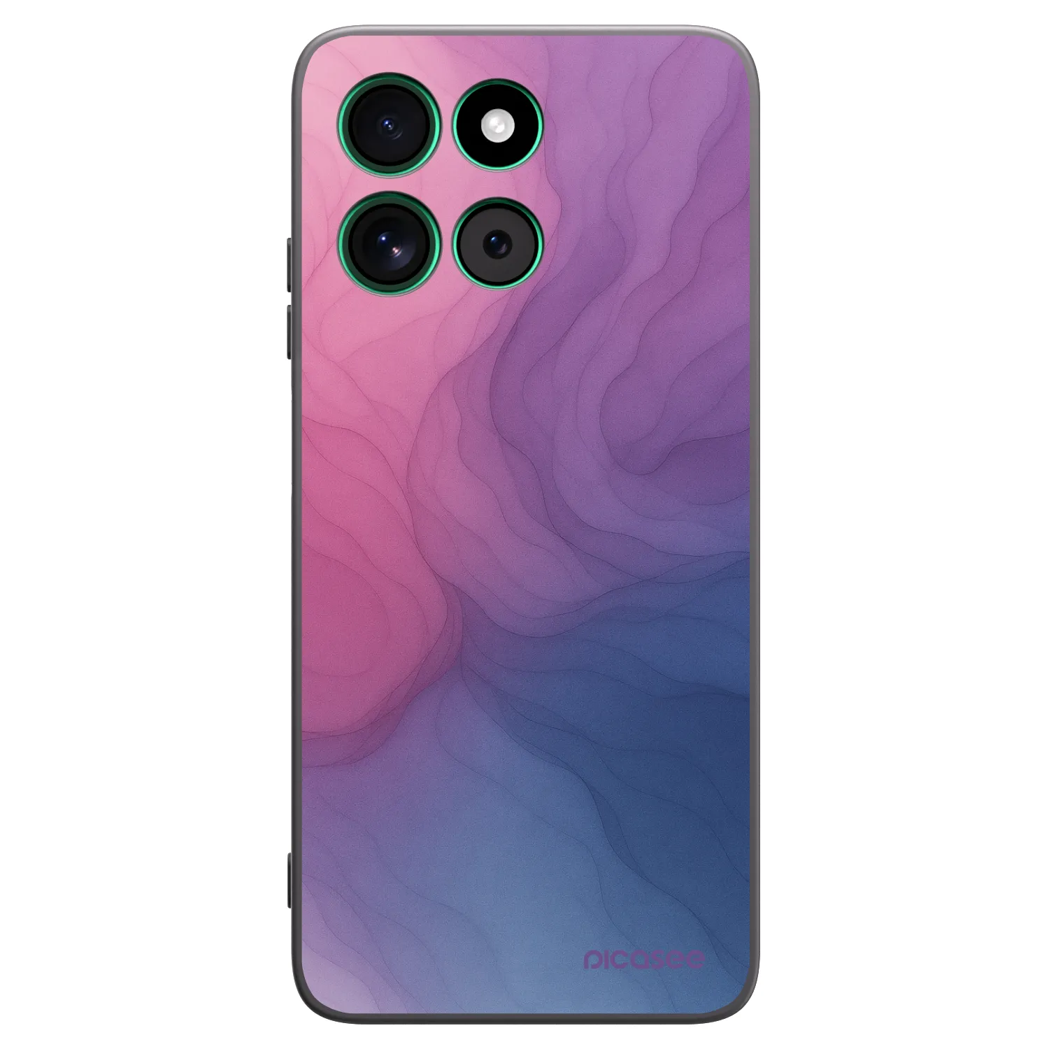 Picasee Μαύρη θήκη σιλικόνης για Motorola Moto G57 Power - Silk