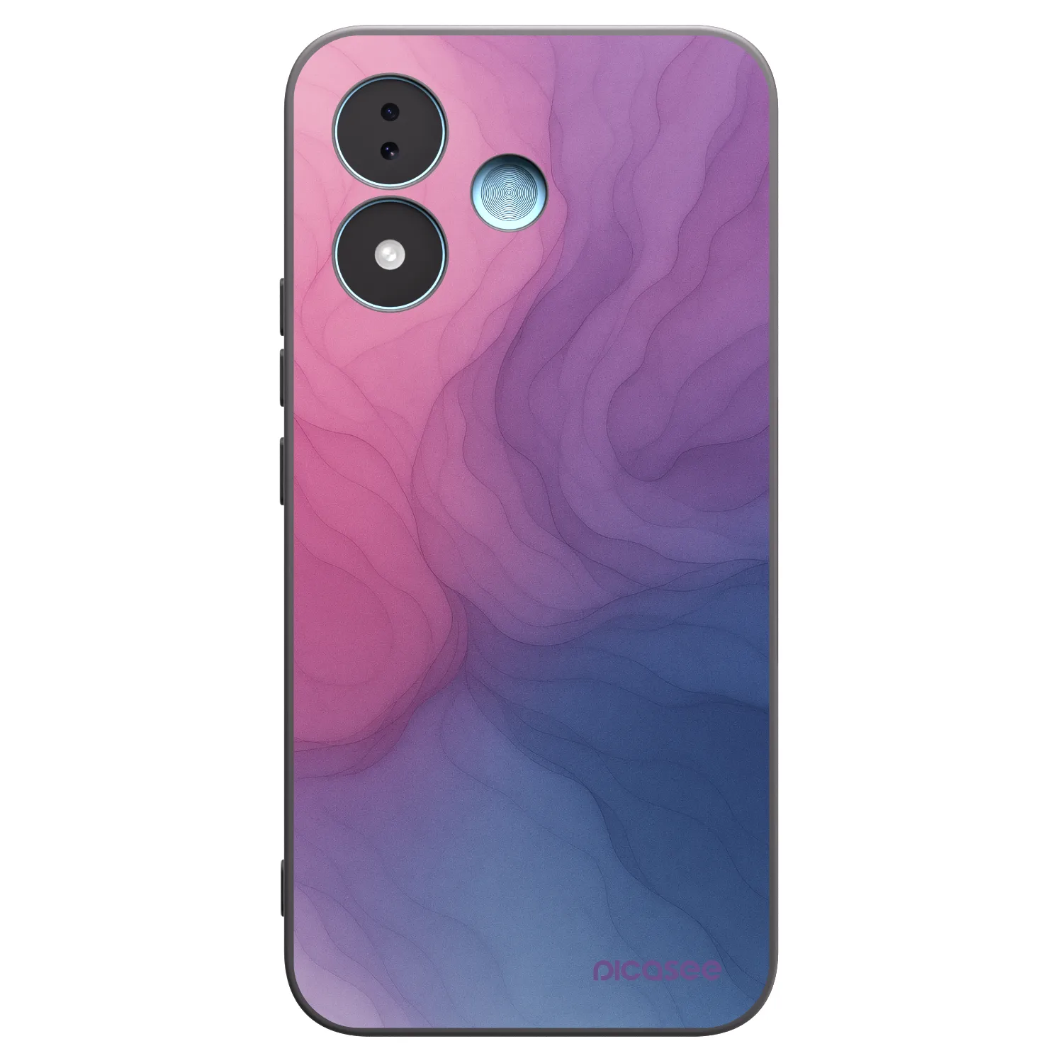 Picasee Μαύρη θήκη σιλικόνης για Xiaomi Redmi Note 17 5G - Silk