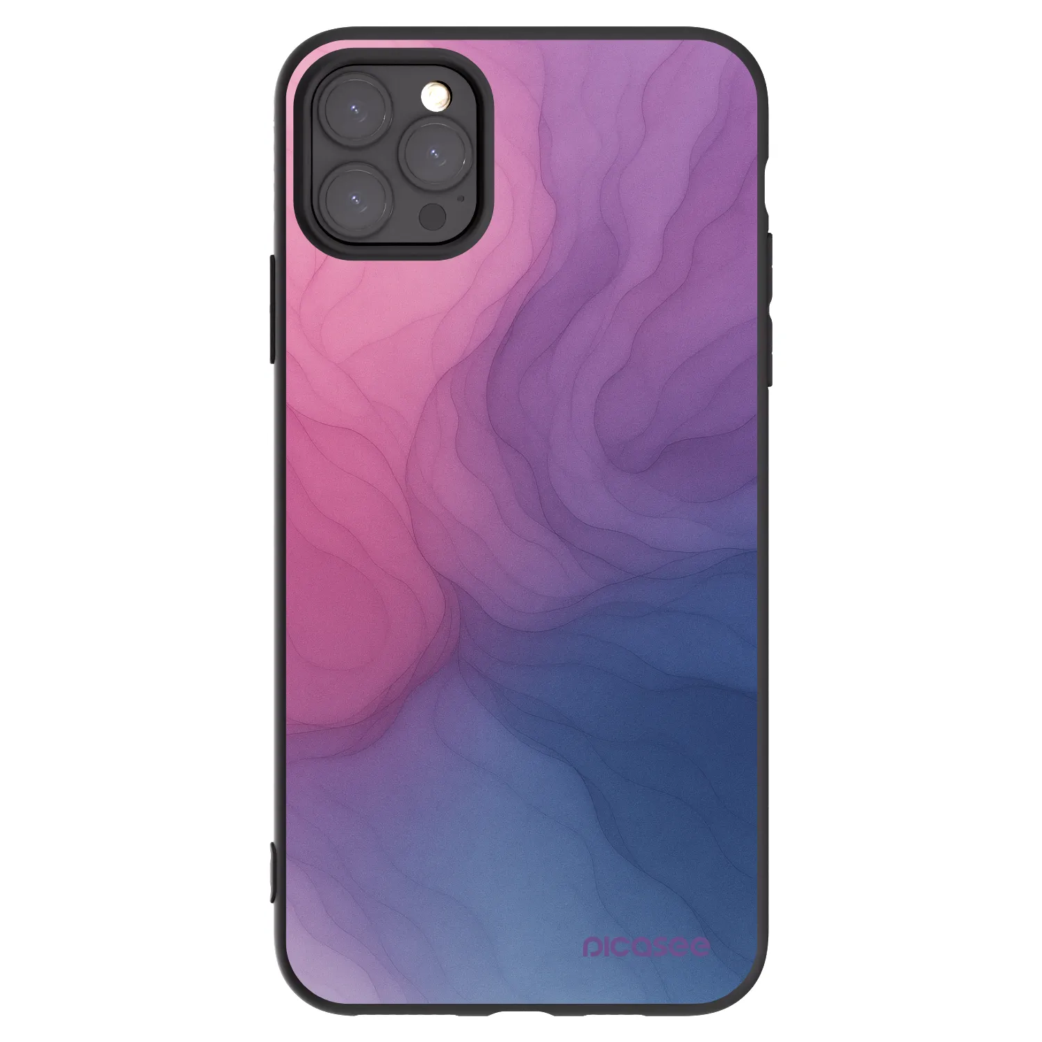 Picasee Μαύρη θήκη σιλικόνης για Apple iPhone 11 Pro Max - Silk