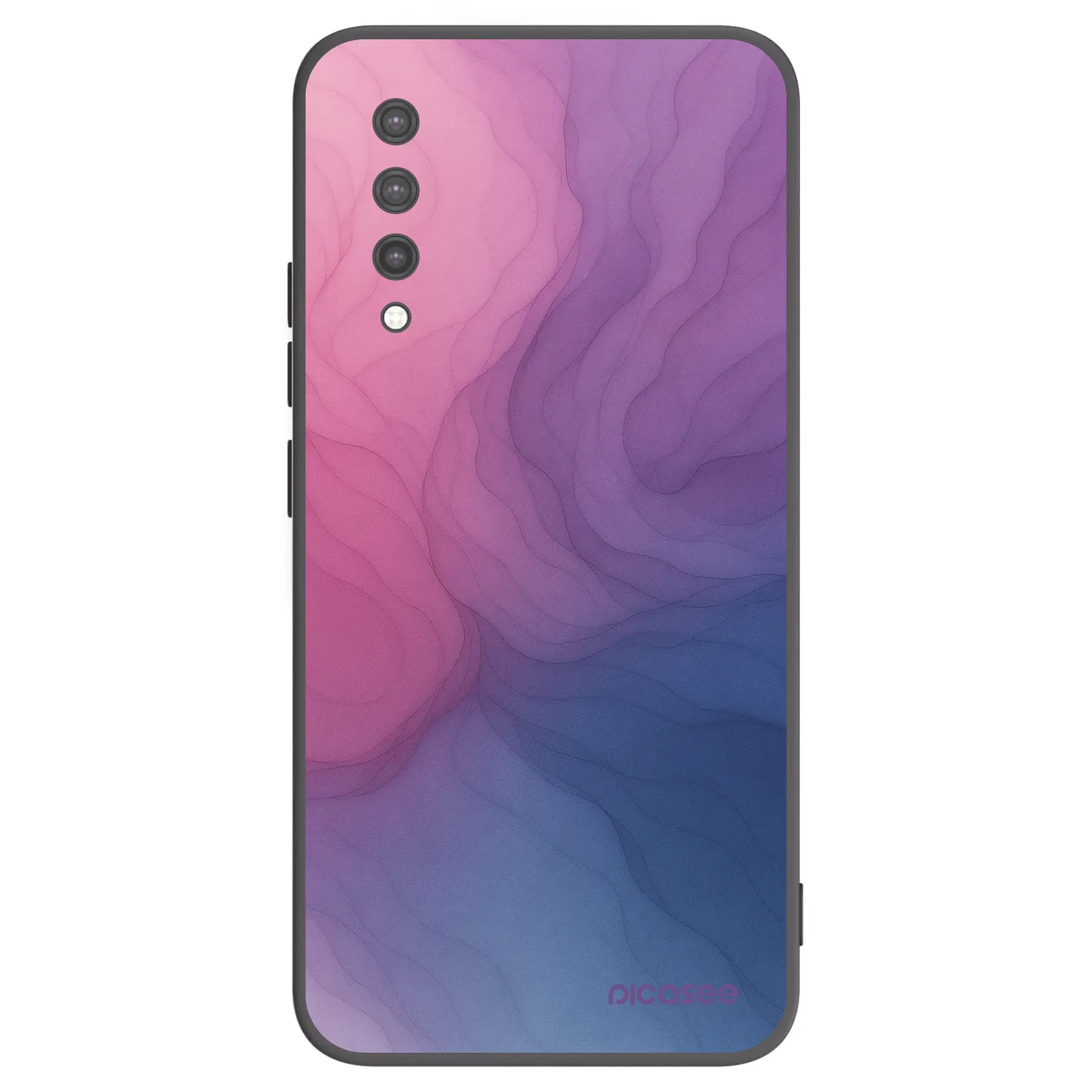Picasee Μαύρη θήκη σιλικόνης για Xiaomi Mi 9 Lite - Silk