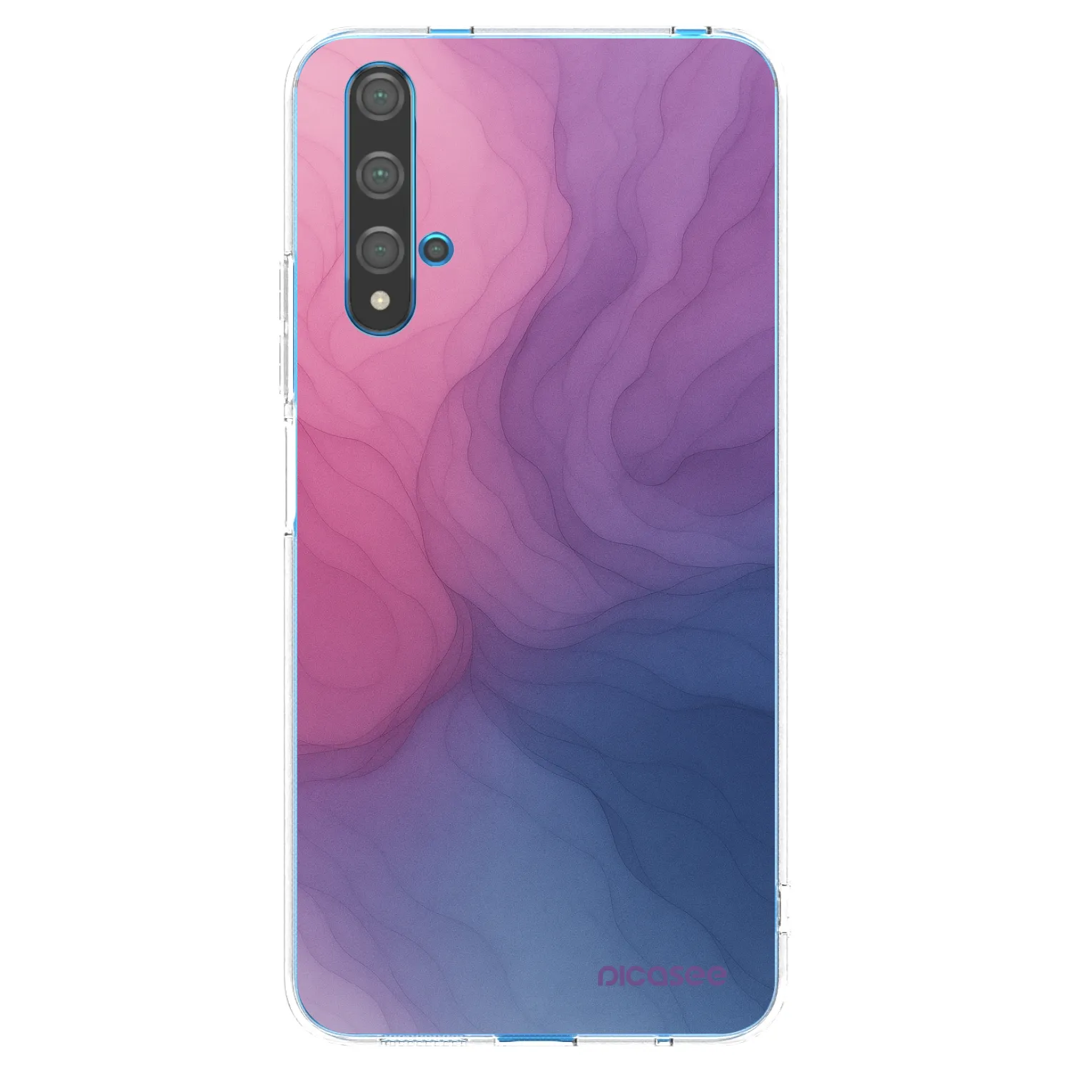 Picasee διαφανής θήκη σιλικόνης Huawei Nova 5T - Silk