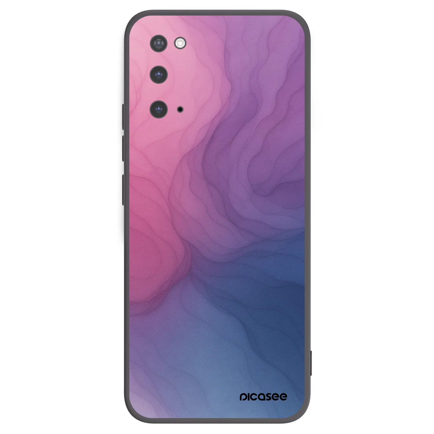 Picasee Μαύρη θήκη σιλικόνης για Samsung Galaxy S20 G980F - Silk