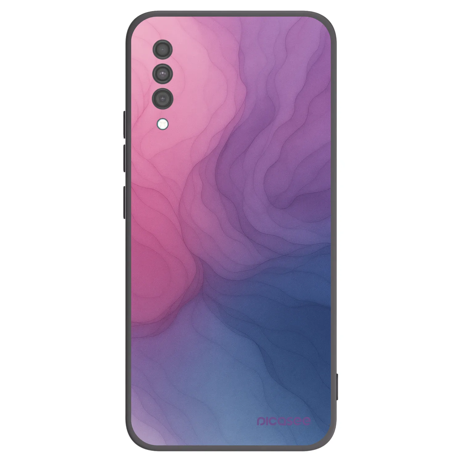 Picasee Μαύρη θήκη σιλικόνης για Samsung Galaxy A30s A307F - Silk