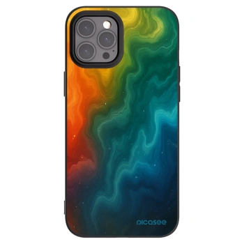 Picasee Μαύρη θήκη σιλικόνης για Apple iPhone 12 Pro Max - Solar
