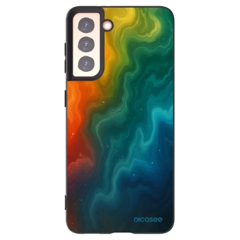 Picasee Μαύρη θήκη σιλικόνης για Samsung Galaxy S21 5G G991B - Solar