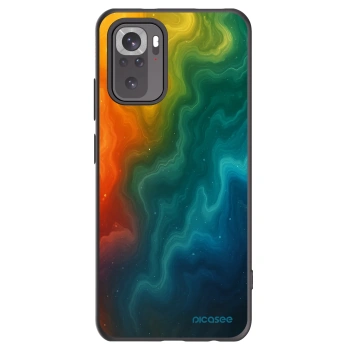 Picasee Μαύρη θήκη σιλικόνης για Xiaomi Redmi Note 10 - Solar