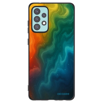 Picasee Μαύρη θήκη σιλικόνης για Samsung Galaxy A72 A725F - Solar