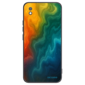 Picasee Μαύρη θήκη σιλικόνης για Xiaomi Redmi 9AT - Solar