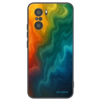 Picasee Μαύρη θήκη σιλικόνης για Xiaomi Poco F3 - Solar